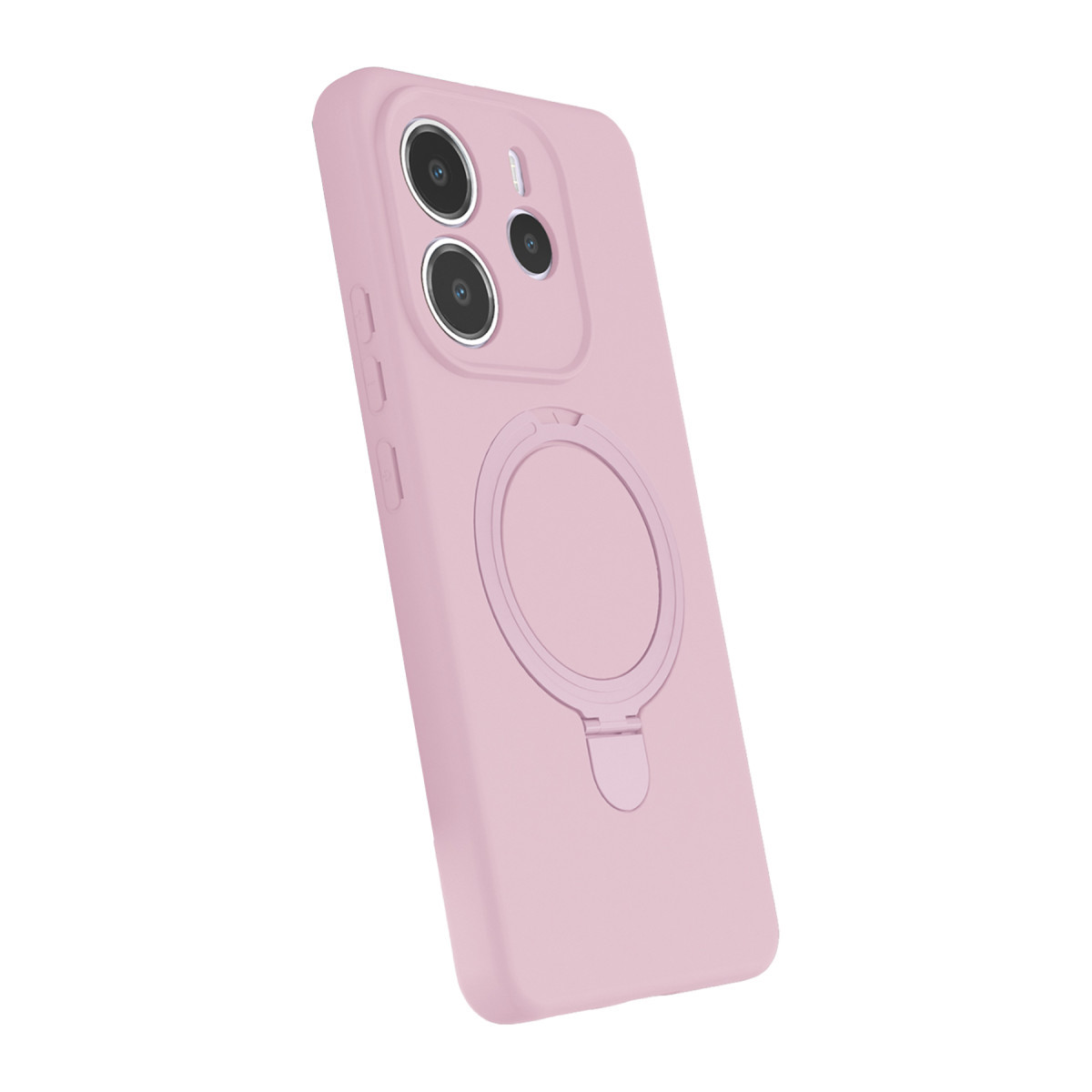 Newface Xiaomi Redmi Note 14 4G Regal Magsafe Standlı Kapak - Açık Pembe — görsel 10