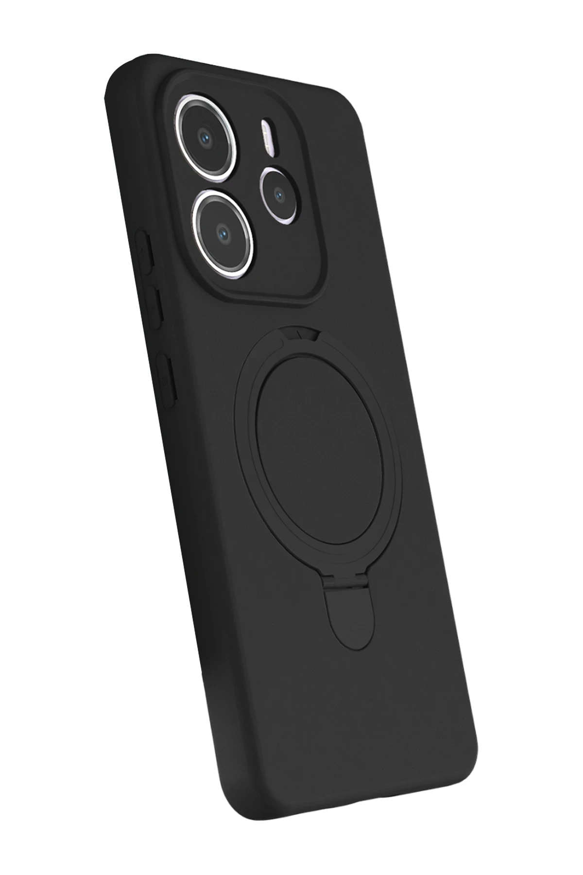 Newface Xiaomi Redmi Note 14 4G Regal Magsafe Standlı Kapak - Siyah