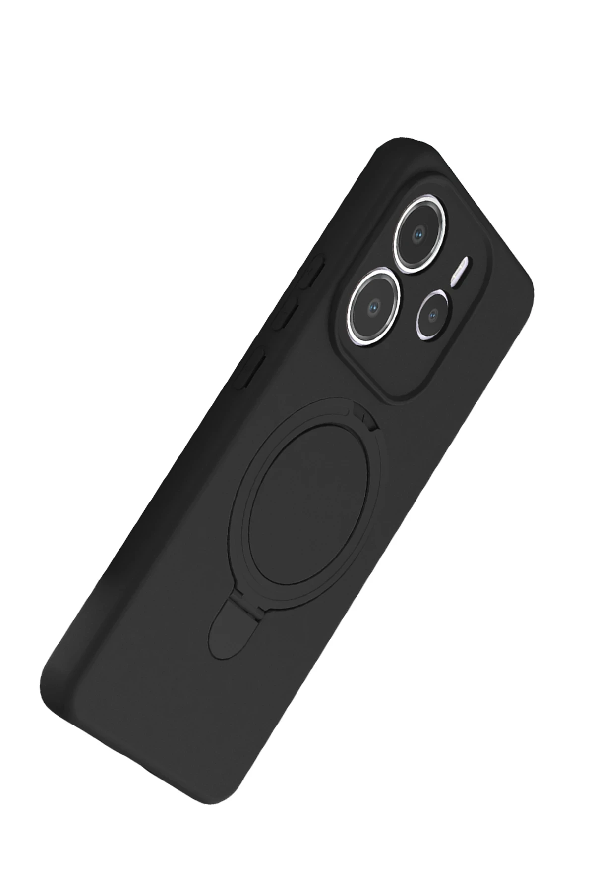 Newface Xiaomi Redmi Note 14 4G Regal Magsafe Standlı Kapak - Siyah