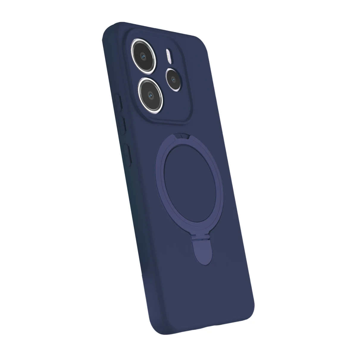 Newface Xiaomi Redmi Note 14 4G Regal Magsafe Standlı Kapak - Lacivert