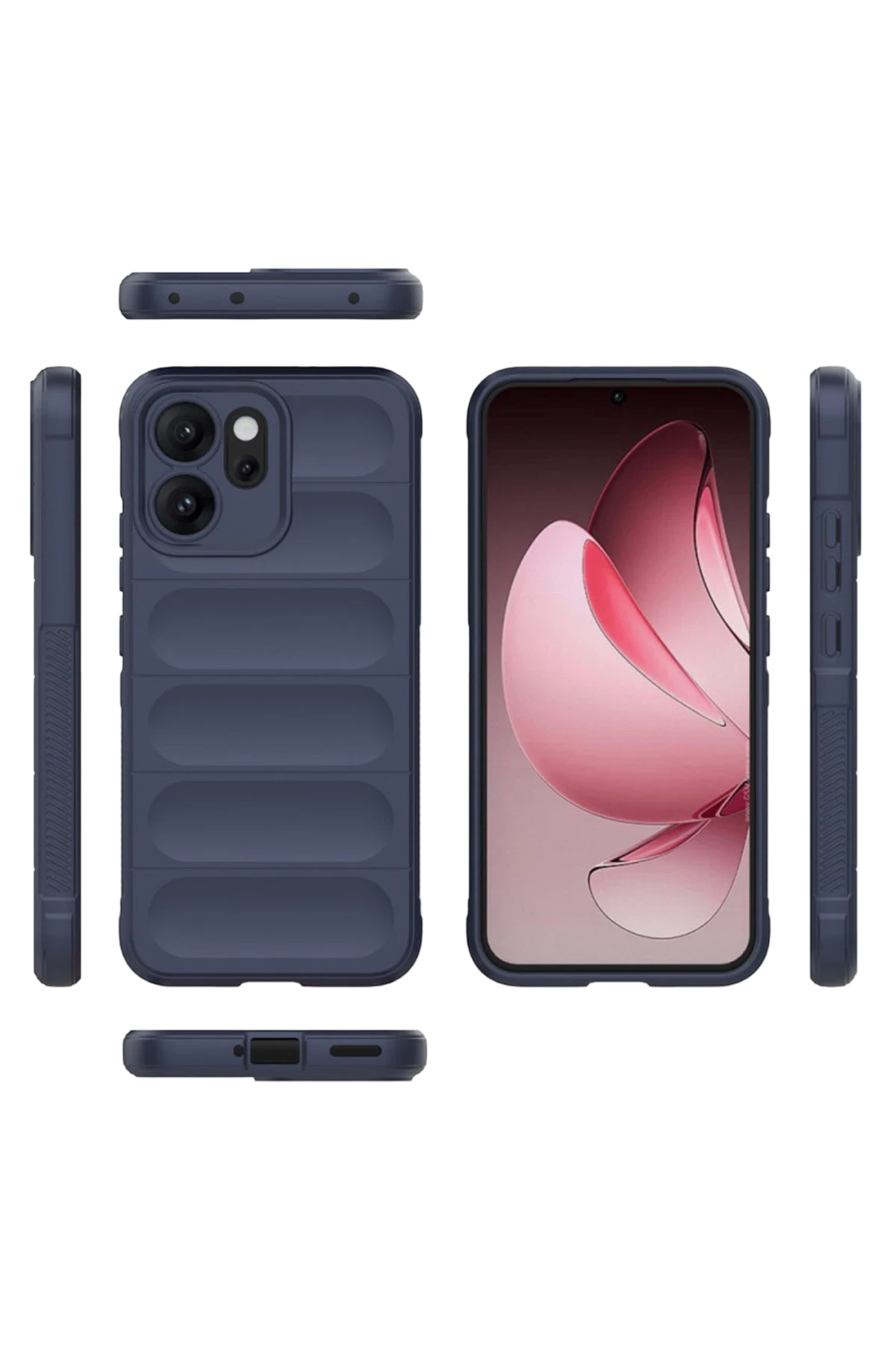 Newface Oppo Reno 14F Optimum Silikon - Lacivert