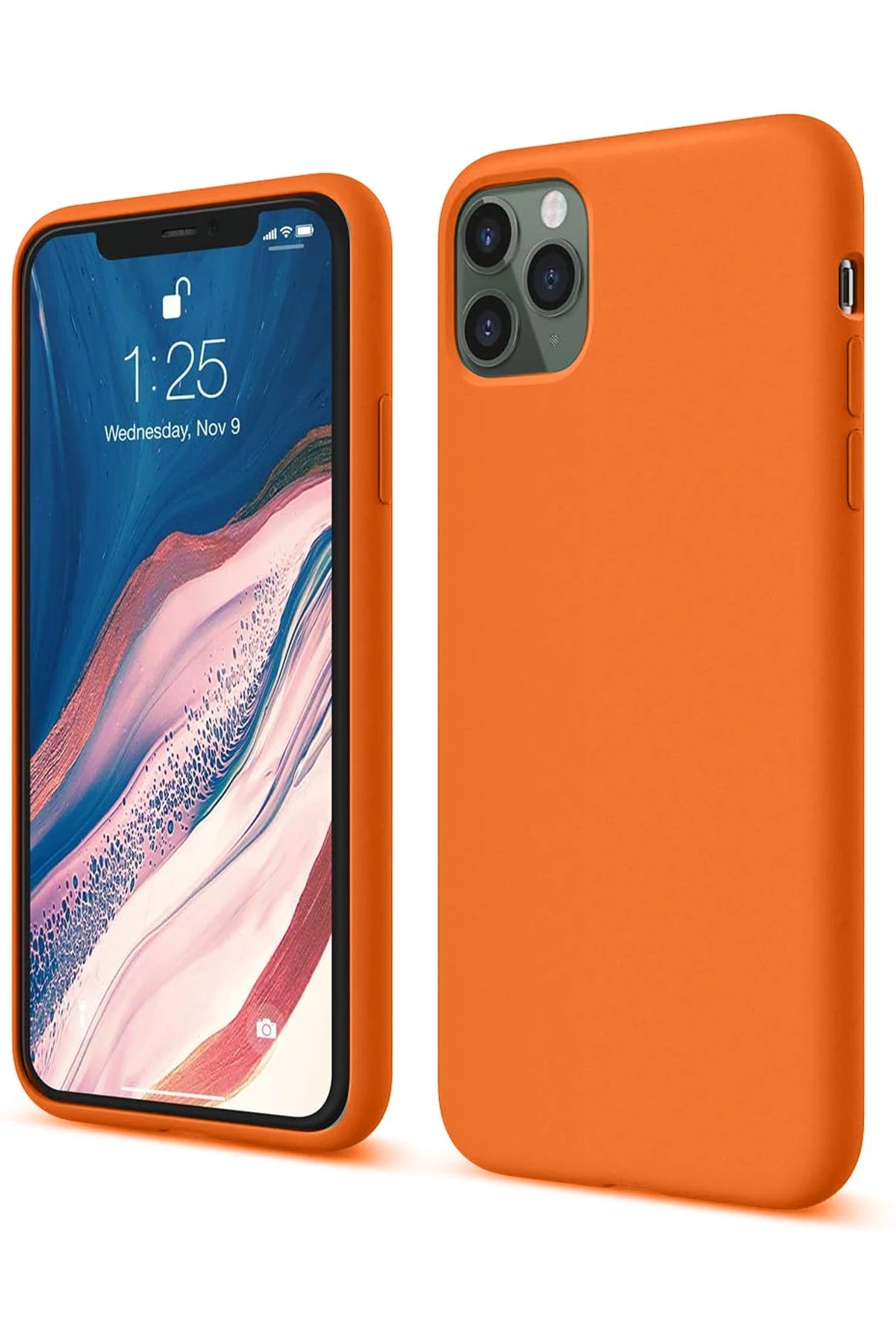 Newface iPhone 11 Pro Kılıf First Silikon - Turuncu