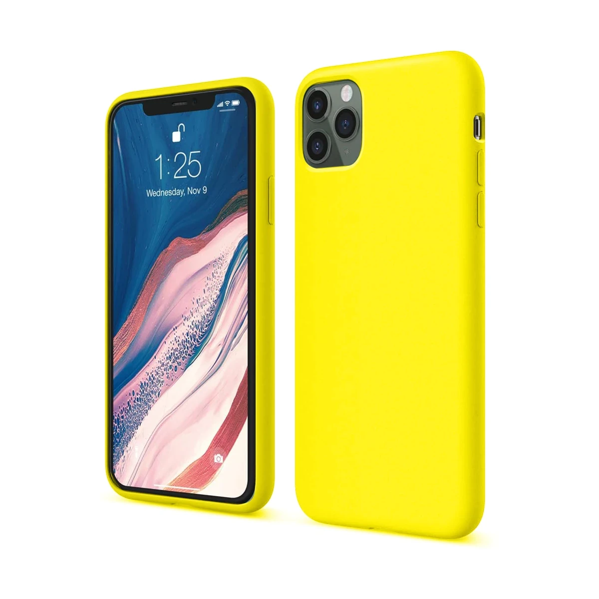 Newface Apple iPhone 11 Pro Kılıf First Silikon - Sarı