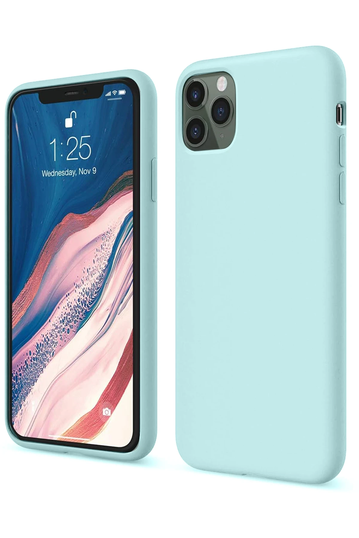 Newface iPhone 11 Pro Kılıf First Silikon - Turkuaz