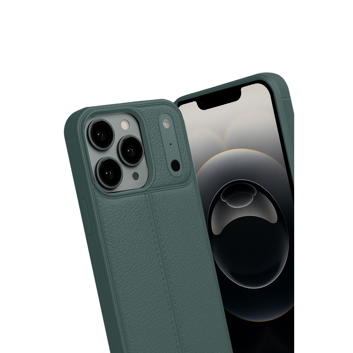 Newface Apple iPhone 17 Pro Auto Focus Kapak - Koyu Yeşil — görsel 9