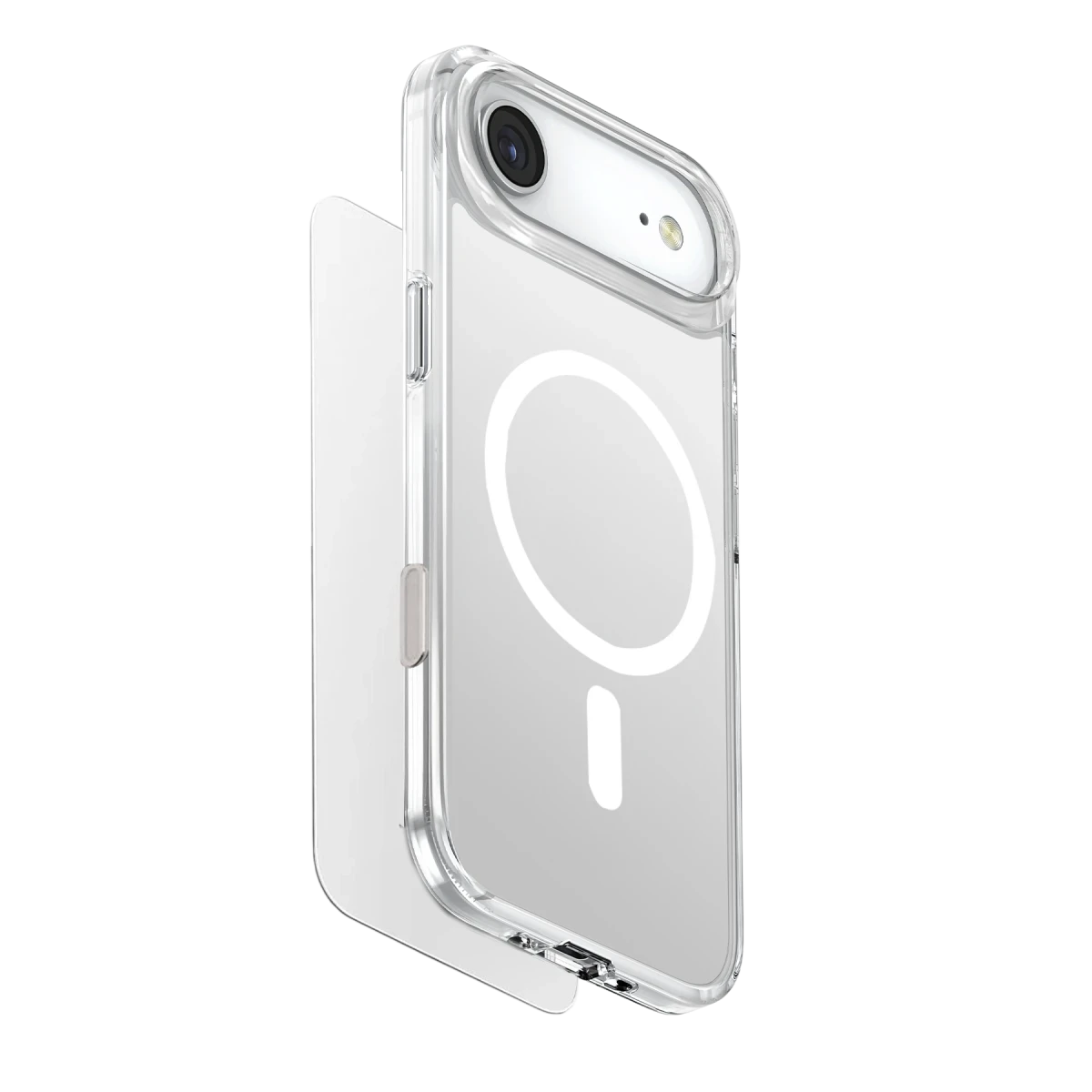 Uniq Apple iPhone 17 Air Clearvue Magsafe 3in1 Set Kapak - Şeffaf