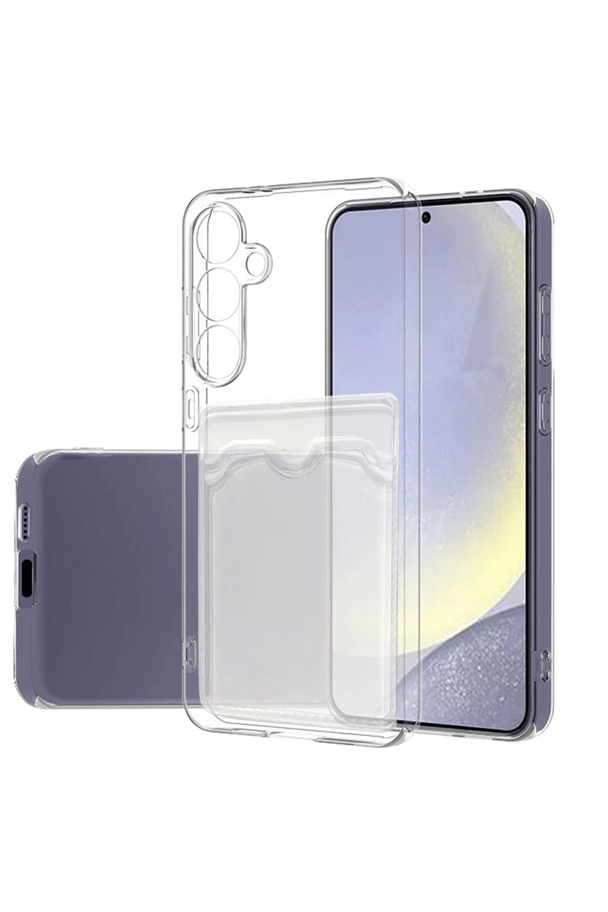 Newface Samsung Galaxy A17 5G Kart Şeffaf Silikon - Şeffaf