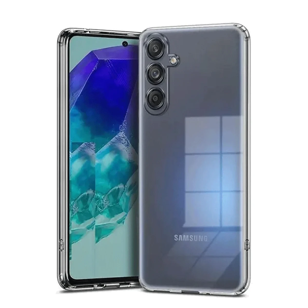 Newface Samsung Galaxy A17 5G Kılıf Lüx Şeffaf Silikon — görsel 5