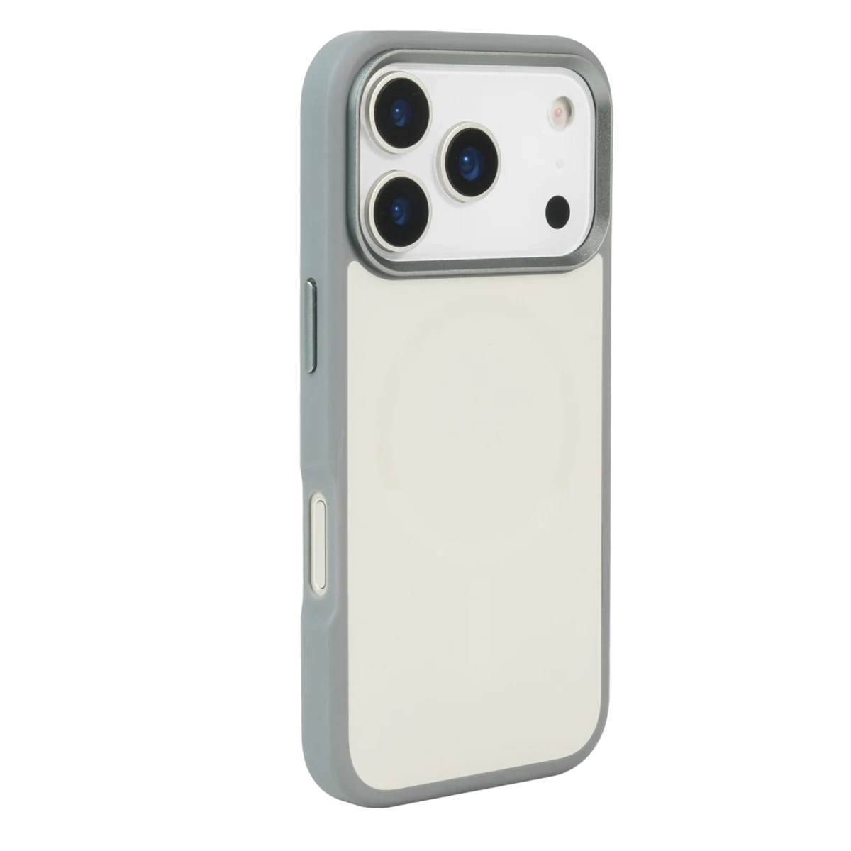 URR Apple iPhone 17 Pro Max IRIS Matte Pure Glass Magsafe Kapak - Titan Gri