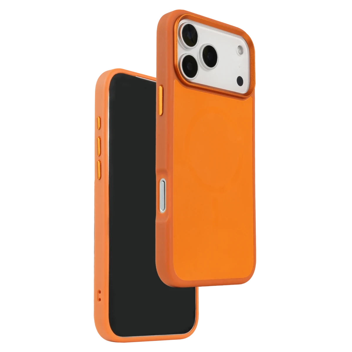 URR Apple iPhone 17 Pro Max IRIS Matte Pure Glass Magsafe Kapak - Turuncu