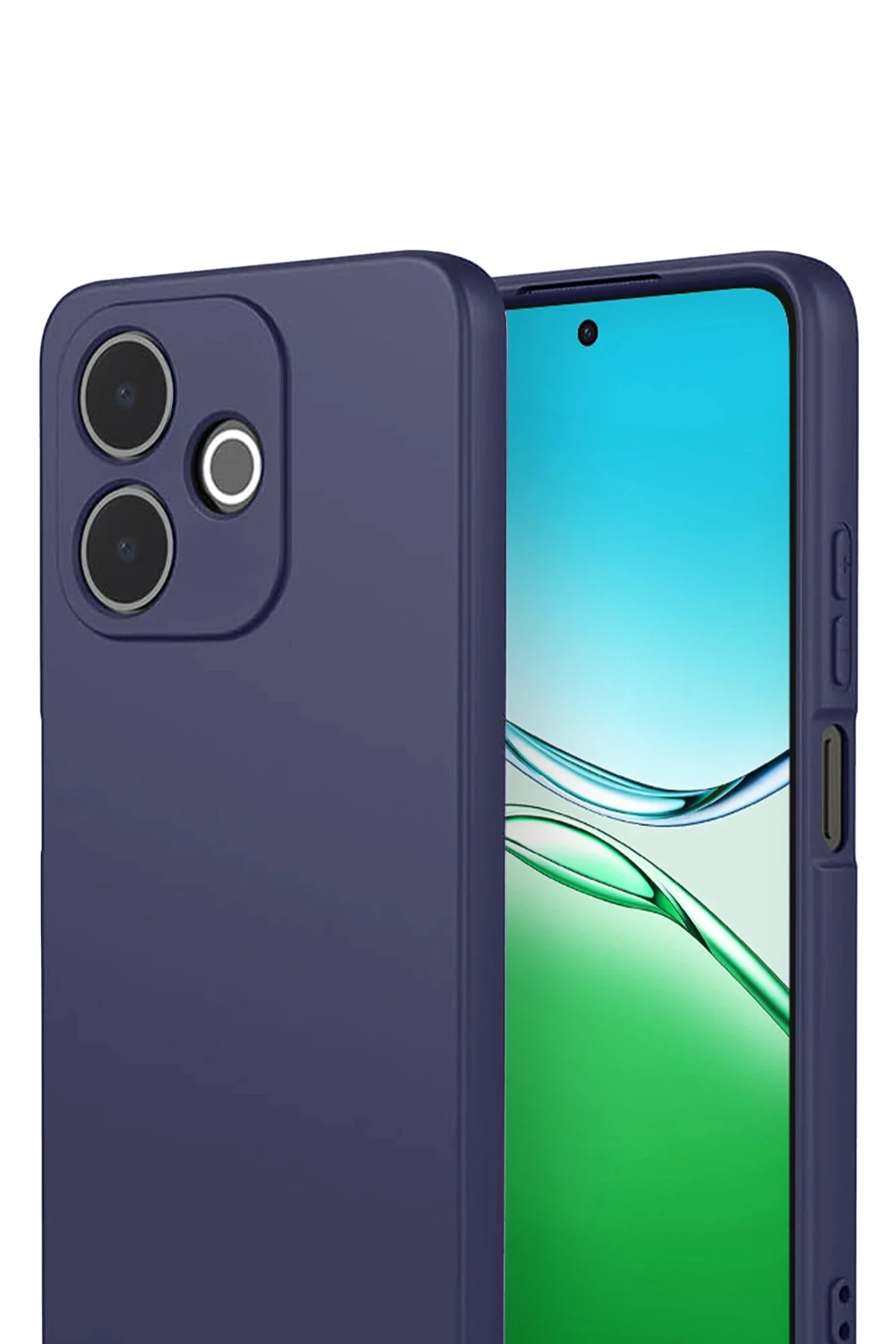 Newface Oppo A5 Pro 4G First Silikon - Lacivert