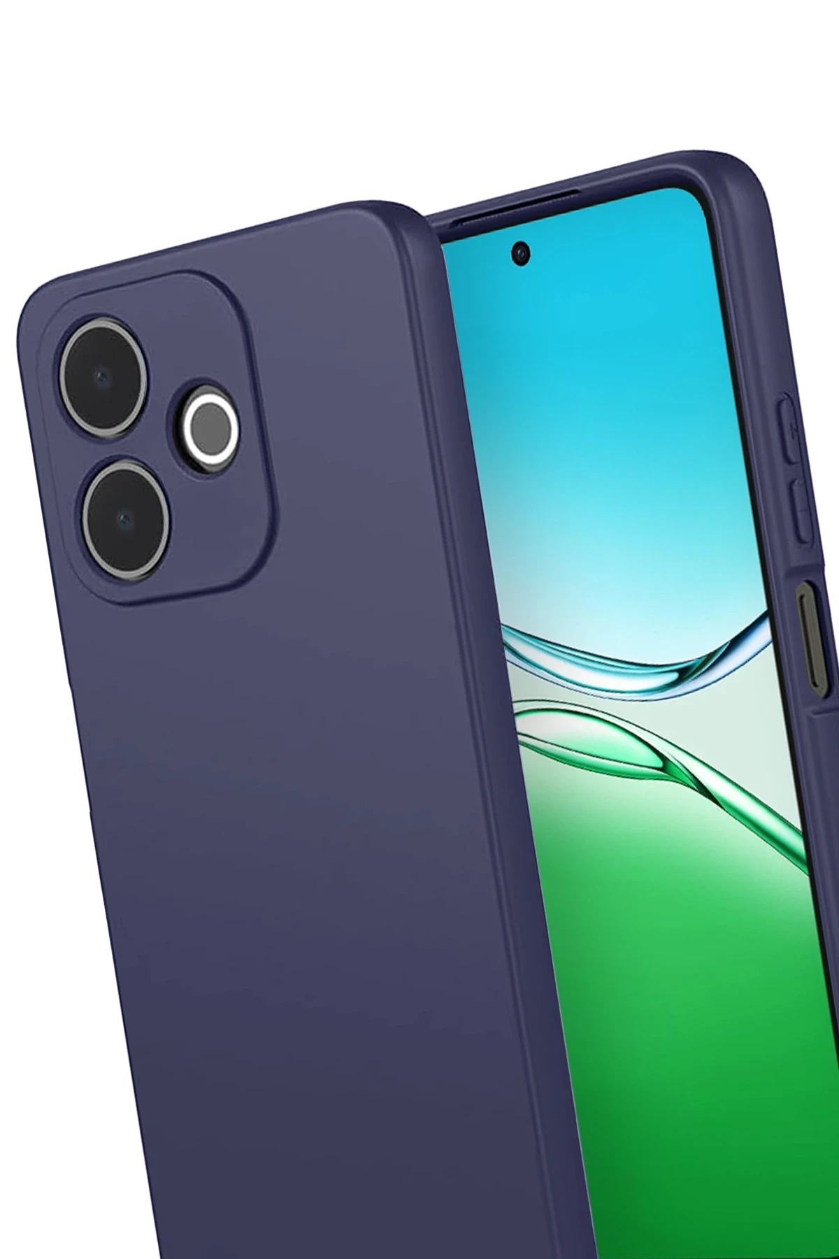 Newface Oppo A5 Pro 4G First Silikon - Lacivert