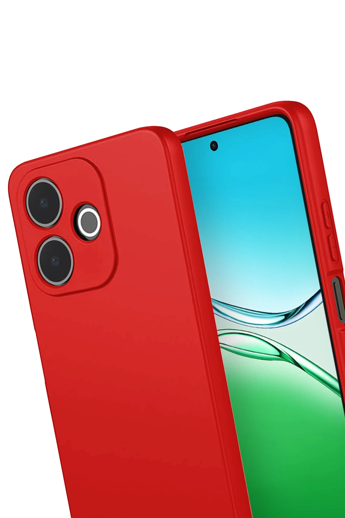 Newface Oppo A5 Pro 4G First Silikon - Kırmızı