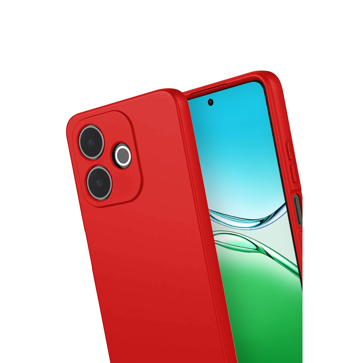 Newface Oppo A5 Pro 4G First Silikon - Kırmızı — görsel 9