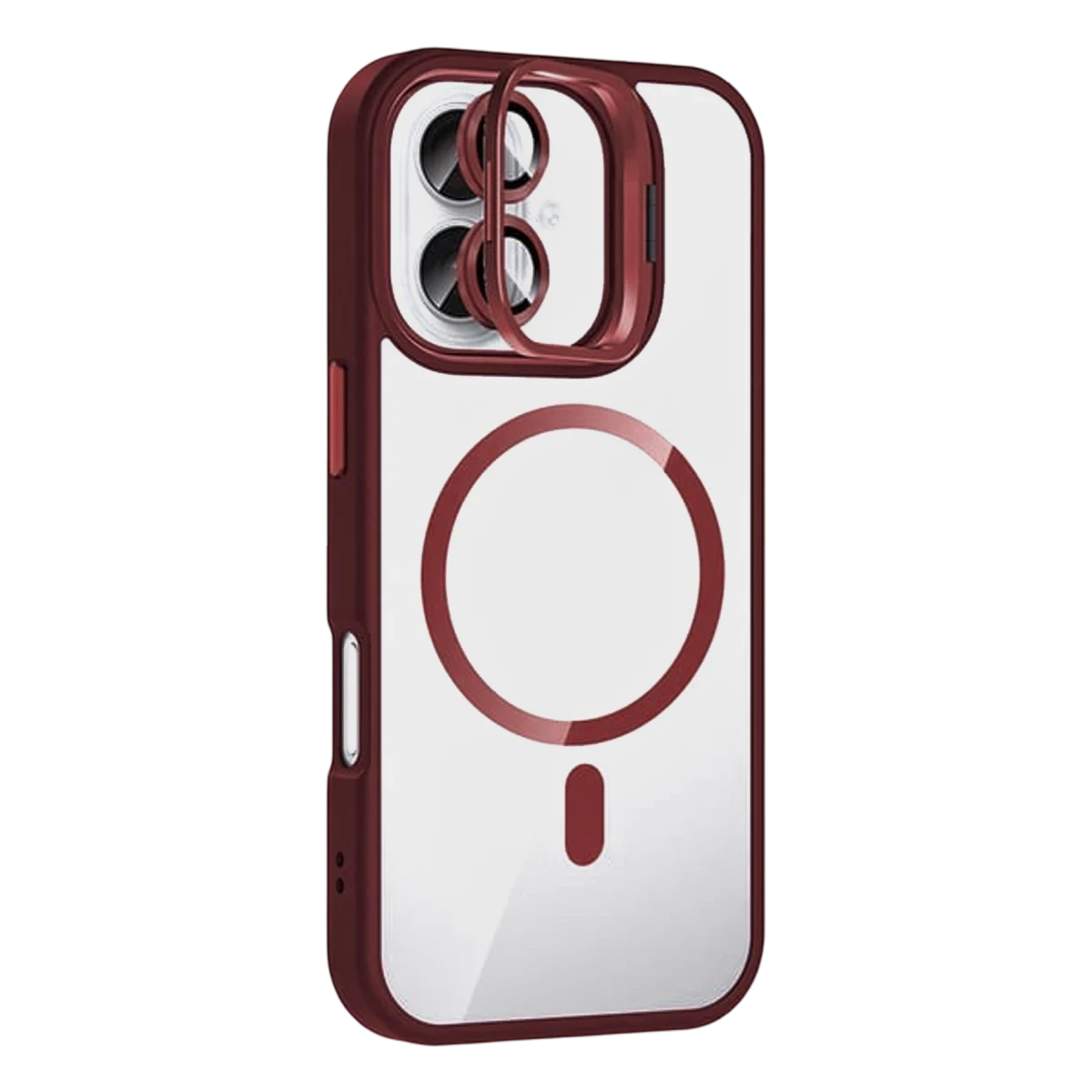 Joko Apple iPhone 17 Remim Lensli Magsafe Standlı Kapak - Bordo — görsel 4