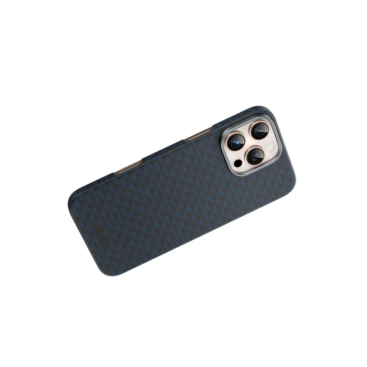 Keephone Apple iPhone 16 Pro Max Kevlar Paris Magsafe Kapak - Mavi