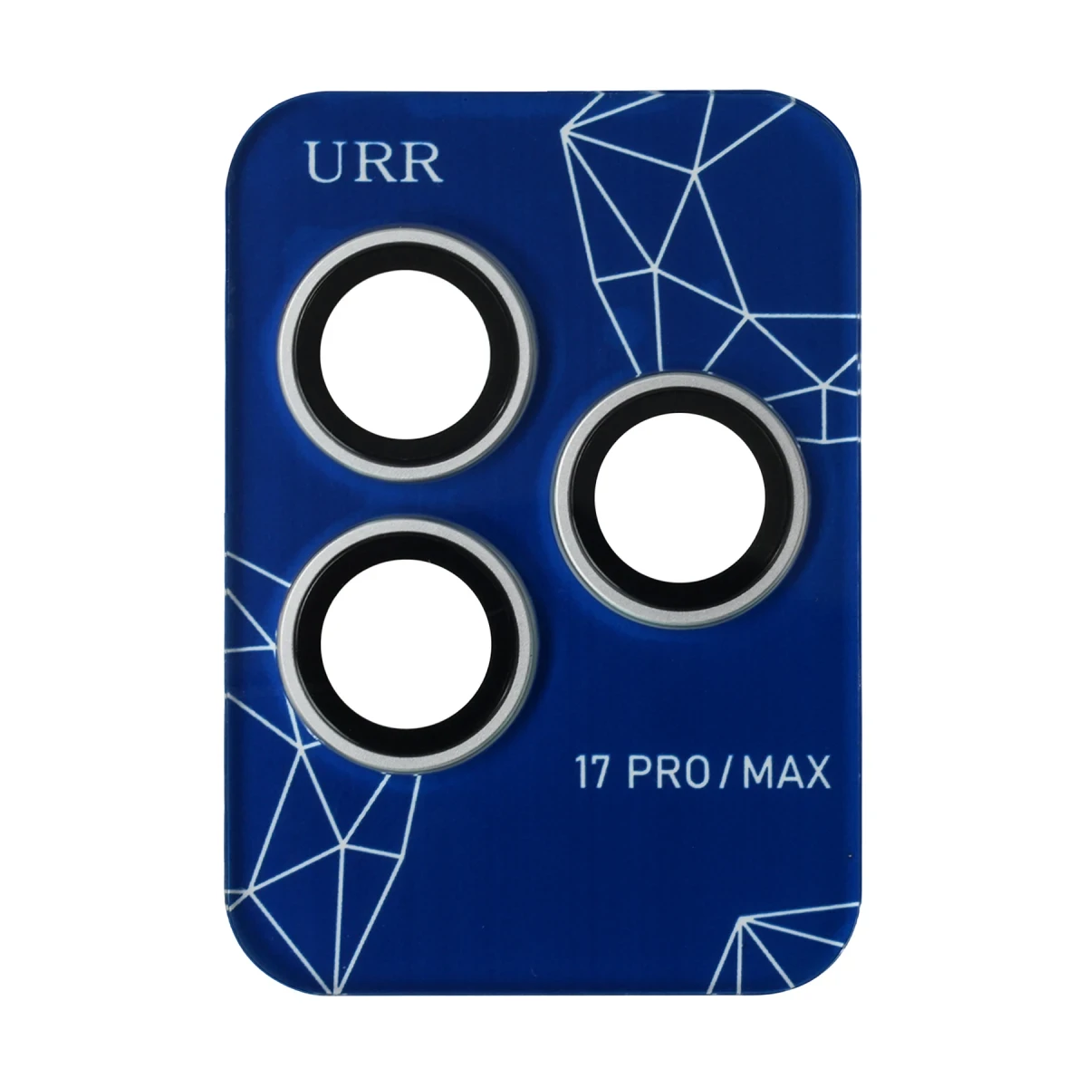 URR Apple iPhone 17 Pro Max Sapphire PVDSS Kamera Lens Koruyucu - Gümüş