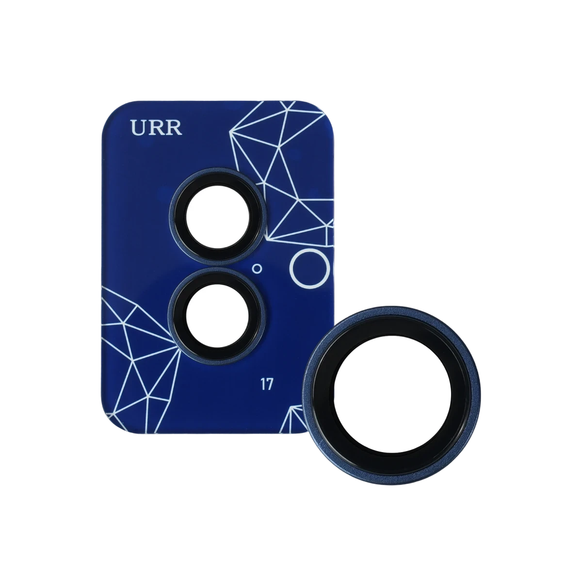 URR Apple iPhone 17 Sapphire PVDSS Kamera Lens Koruyucu - Lacivert