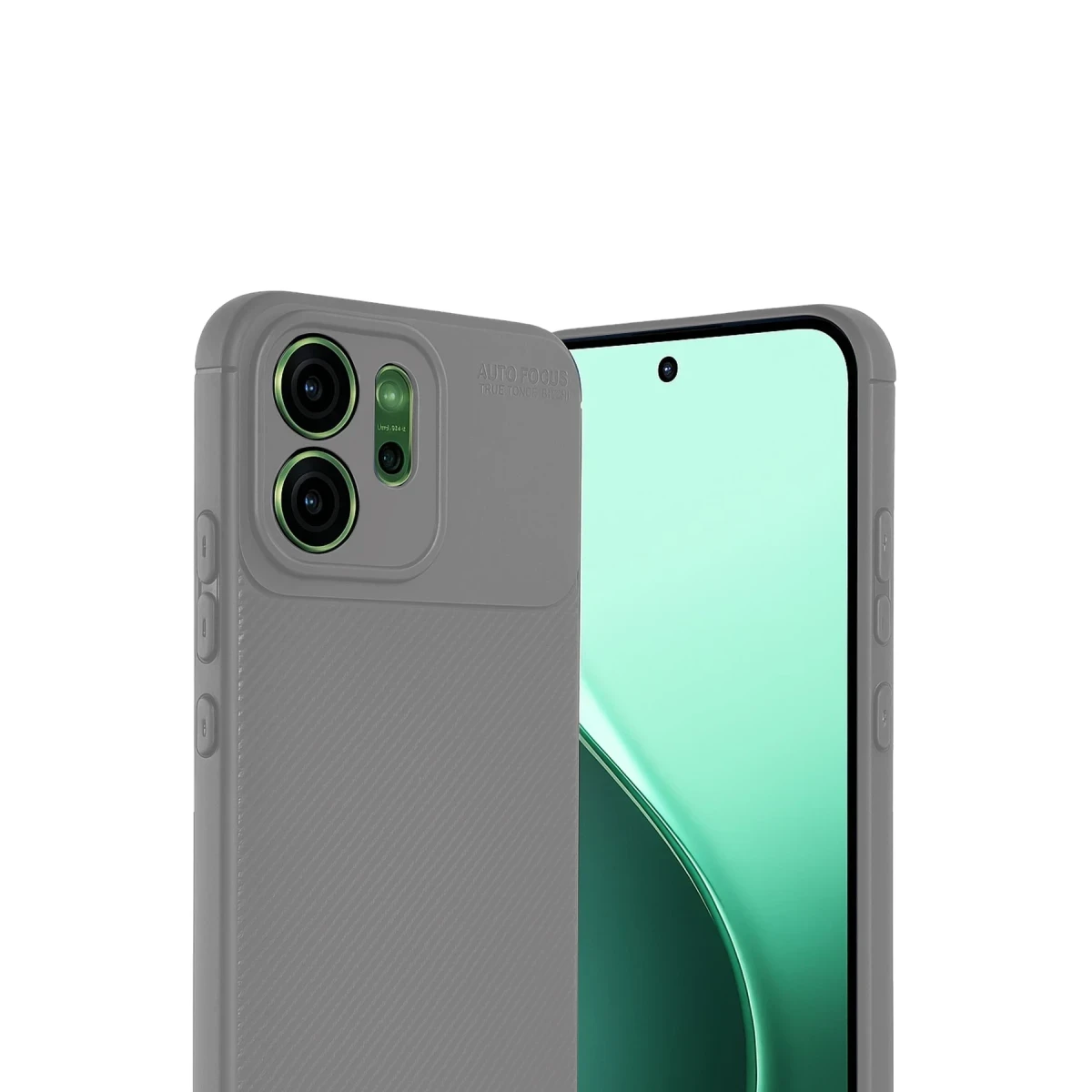 Newface Oppo Reno 14F Auto Focus Karbon Kapak - Gri — görsel 5