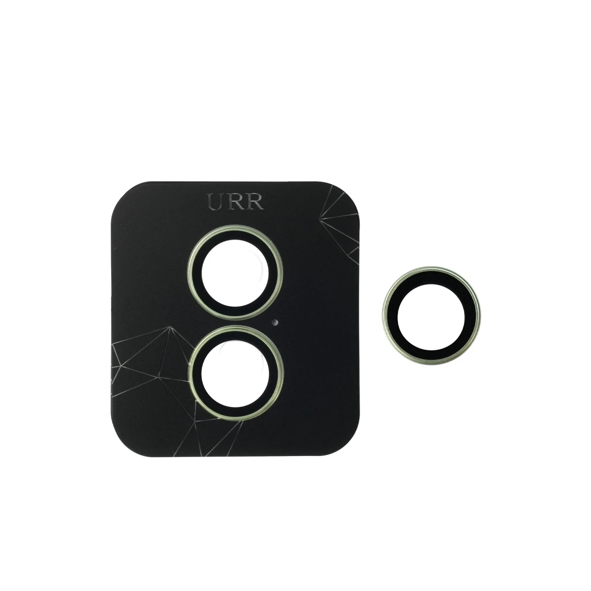 URR Apple iPhone 17 Titanium Alloy AR Kamera Lens Koruyucu - Yeşil