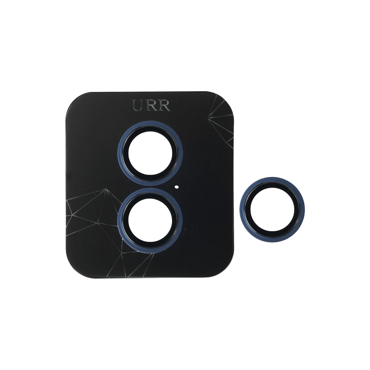 URR Apple iPhone 17 Titanium Alloy AR Kamera Lens Koruyucu - Lacivert