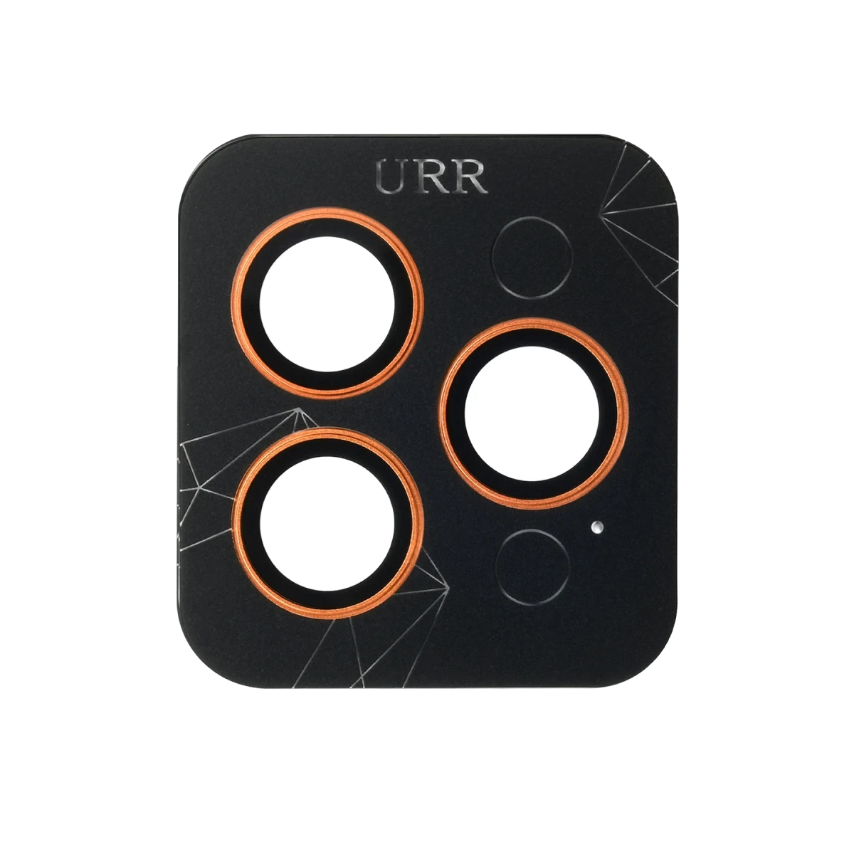 URR Apple iPhone 17 Pro Max Fan Series AR Kamera Lens Koruyucu - Turuncu