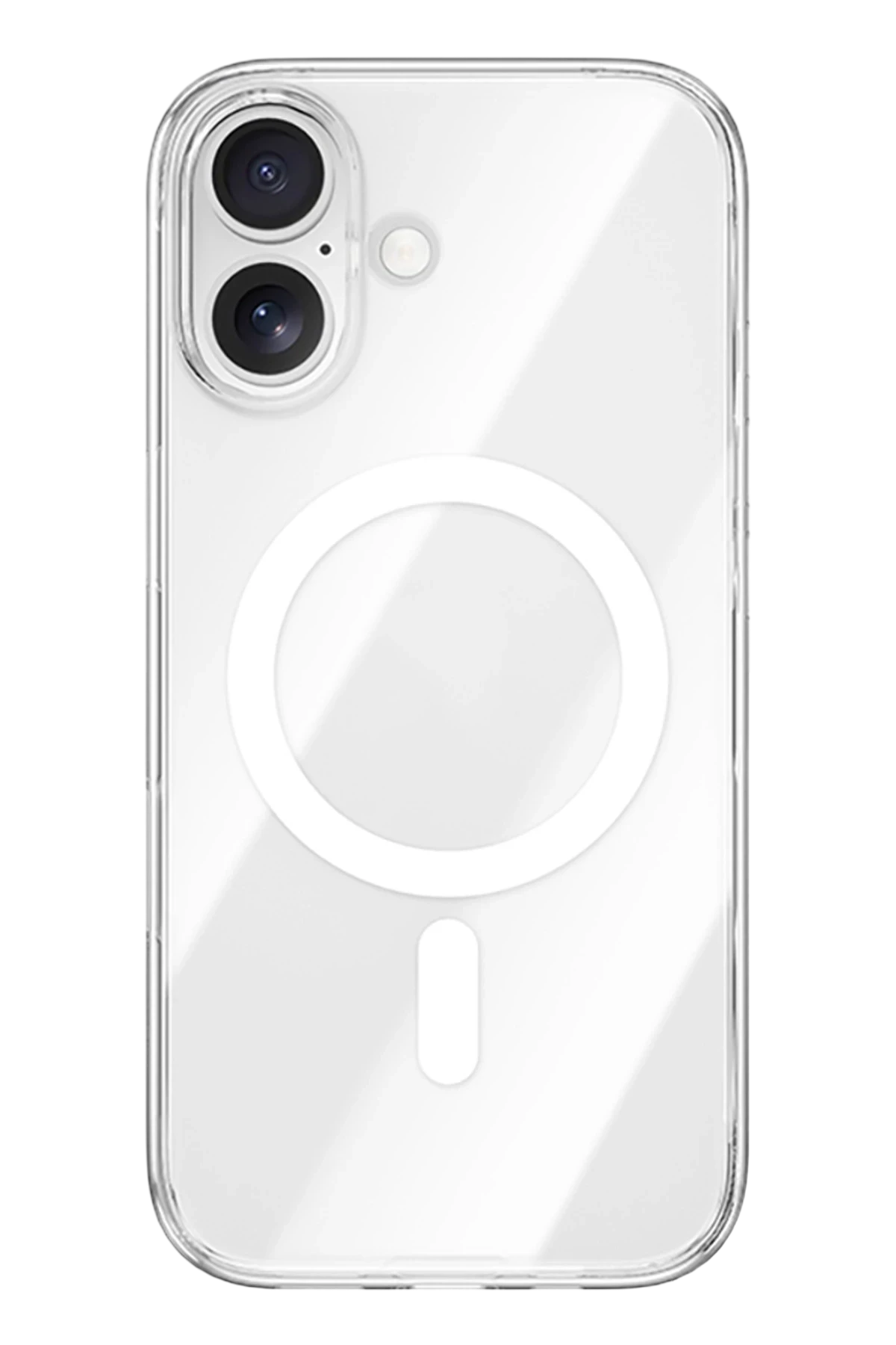 Newface iPhone 17 Kılıf Pc Real Magsafe Kapak - Şeffaf