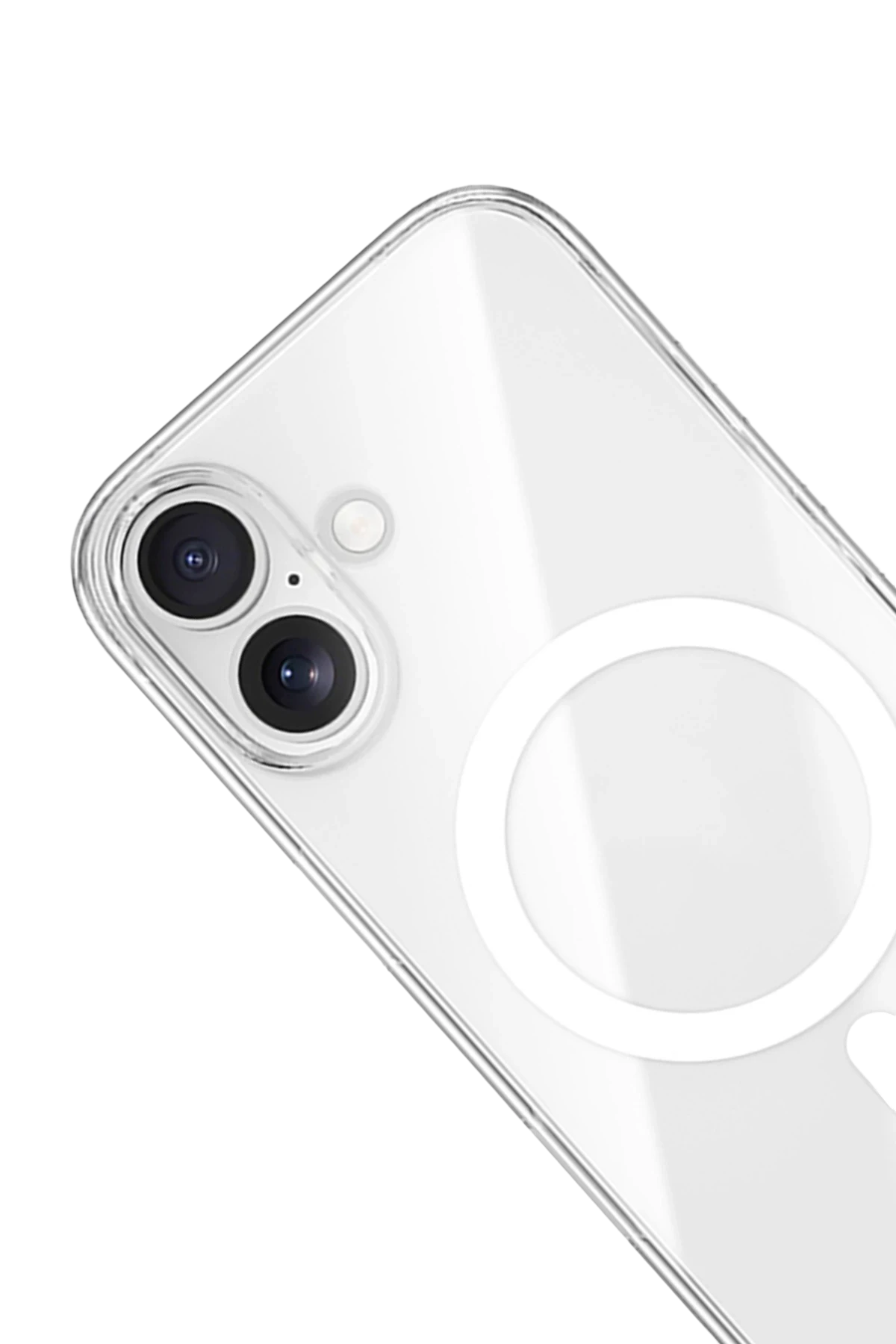 Newface iPhone 17 Kılıf Pc Real Magsafe Kapak - Şeffaf