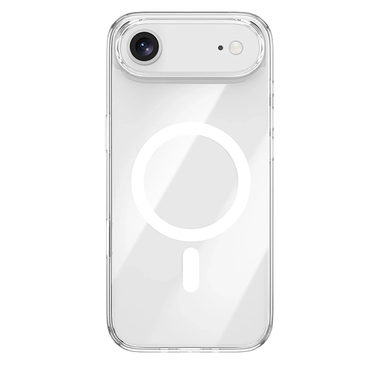 Newface Apple iPhone 17 Air Kılıf Pc Real Magsafe Kapak - Şeffaf — görsel 3