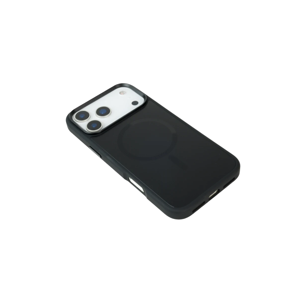 URR Apple iPhone 17 Pro Max IRIS Matte Pure Glass Magsafe Kapak - Siyah