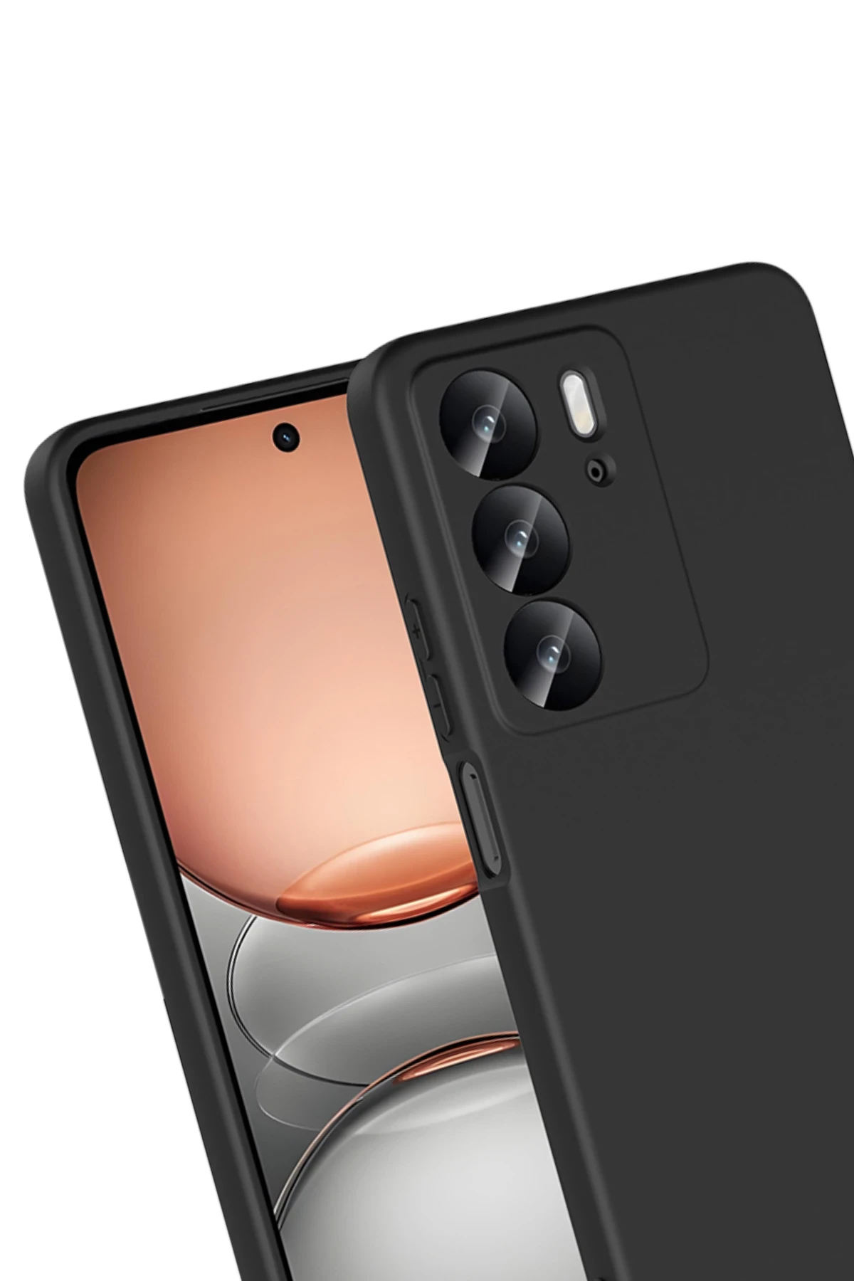 Newface Realme C75 4G First Silikon - Siyah