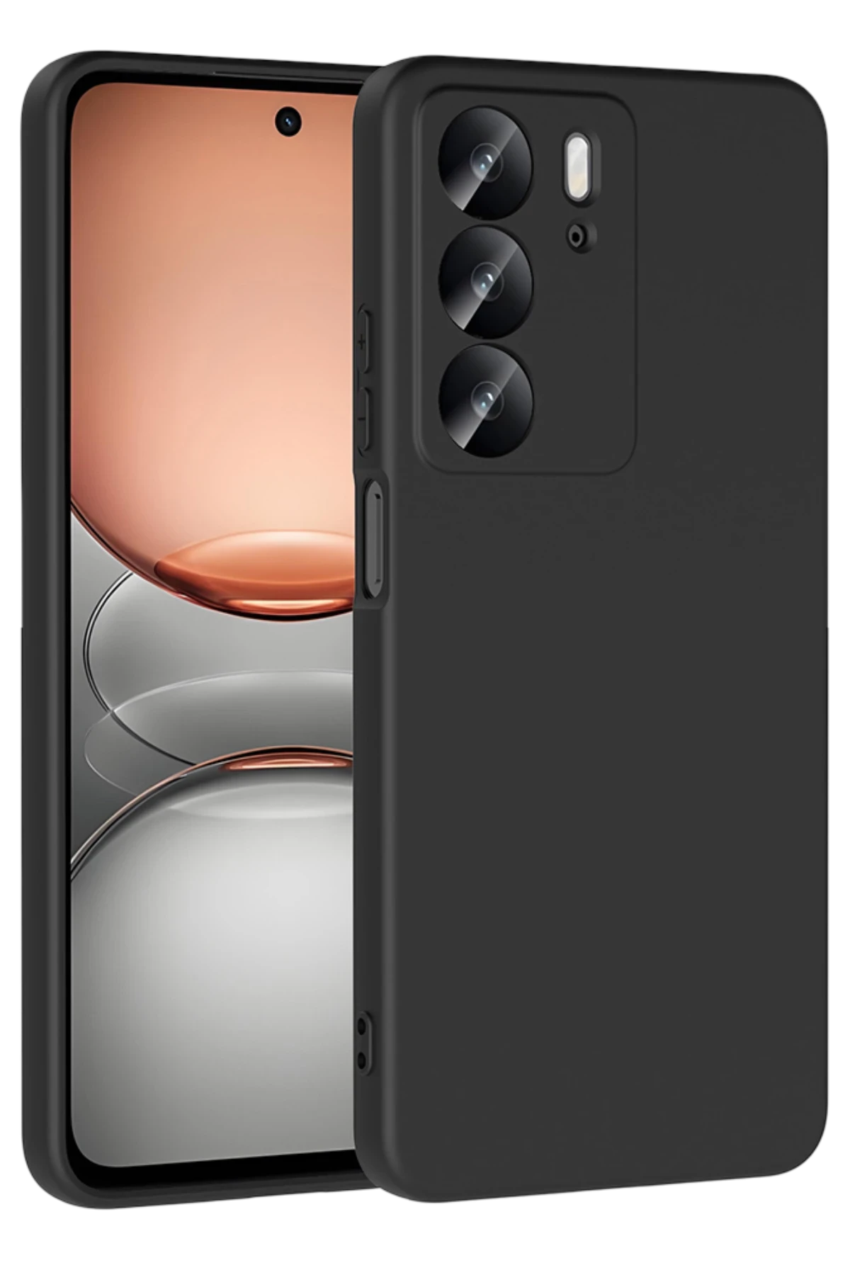 Newface Realme C75 4G First Silikon - Siyah