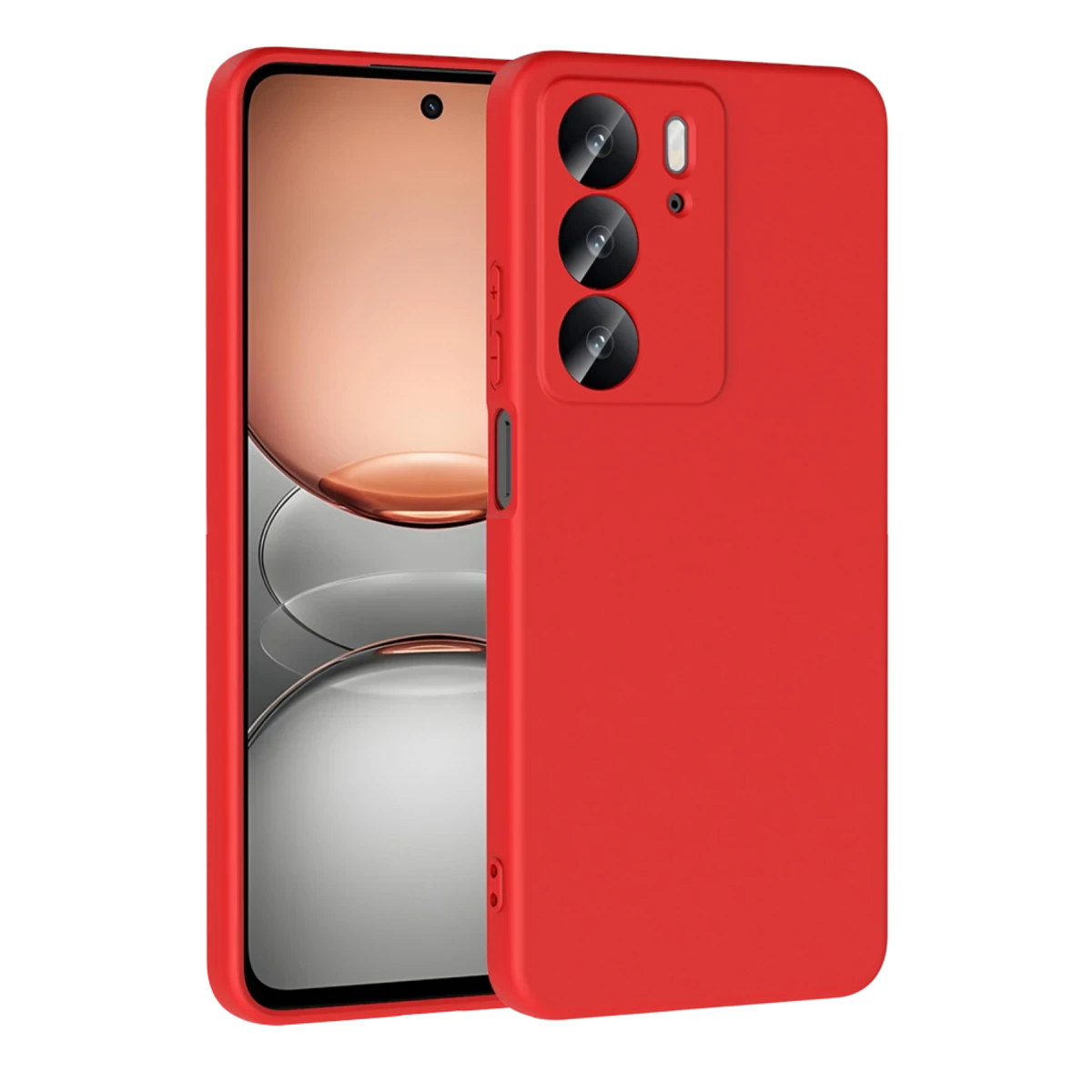 Newface Realme C75 4G First Silikon - Kırmızı — görsel 4
