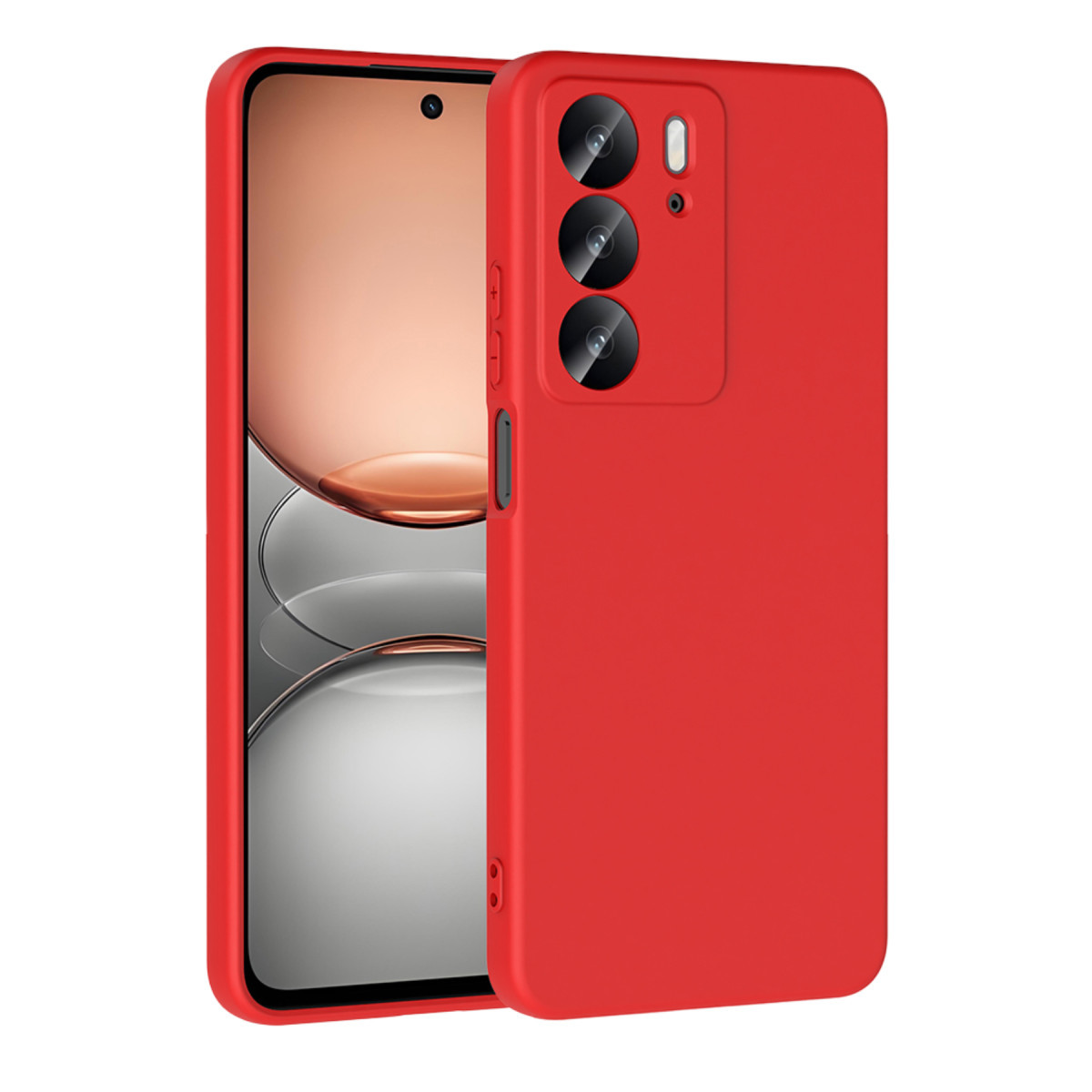 Newface Realme C75 4G First Silikon - Kırmızı — görsel 7