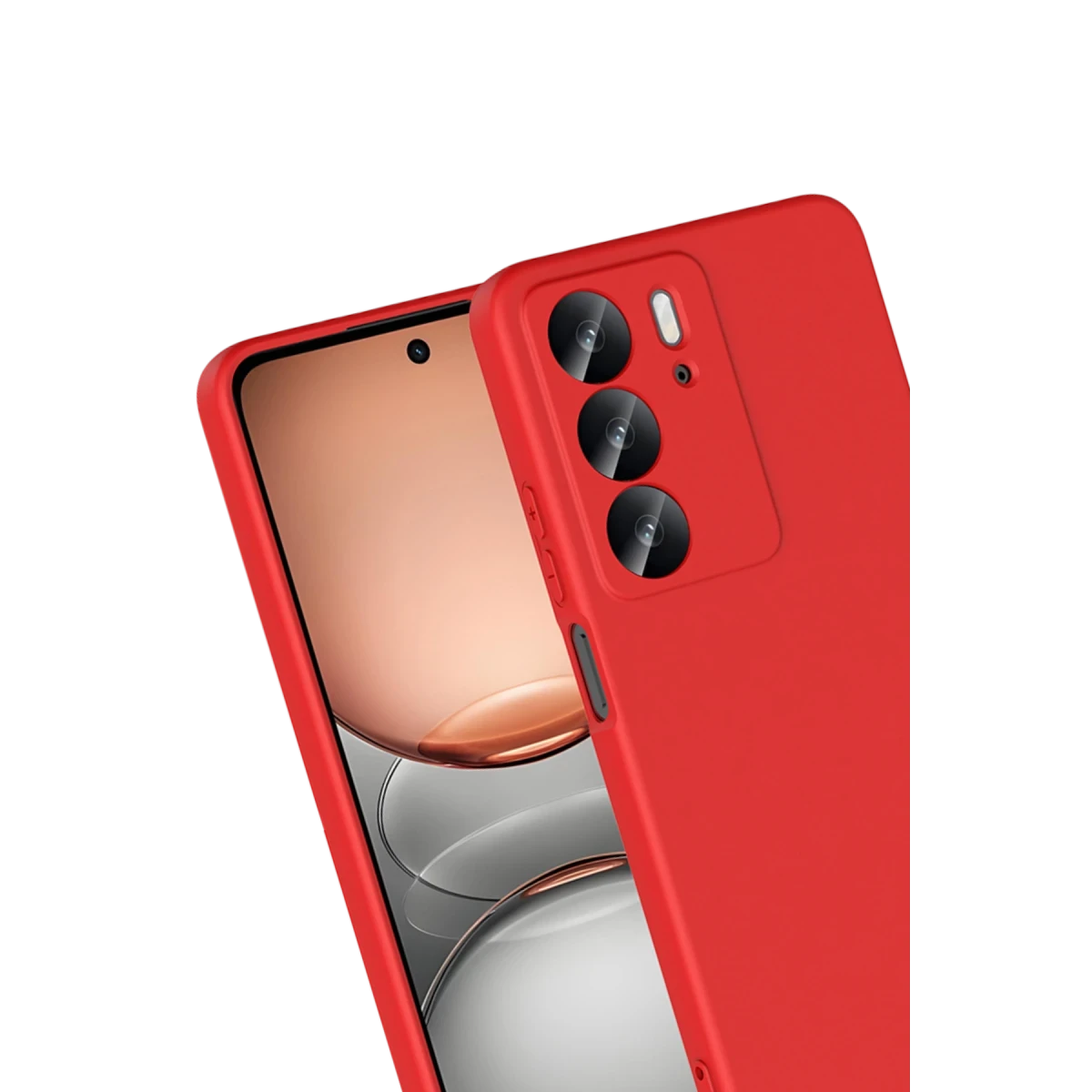 Newface Realme C75 4G First Silikon - Kırmızı — görsel 6