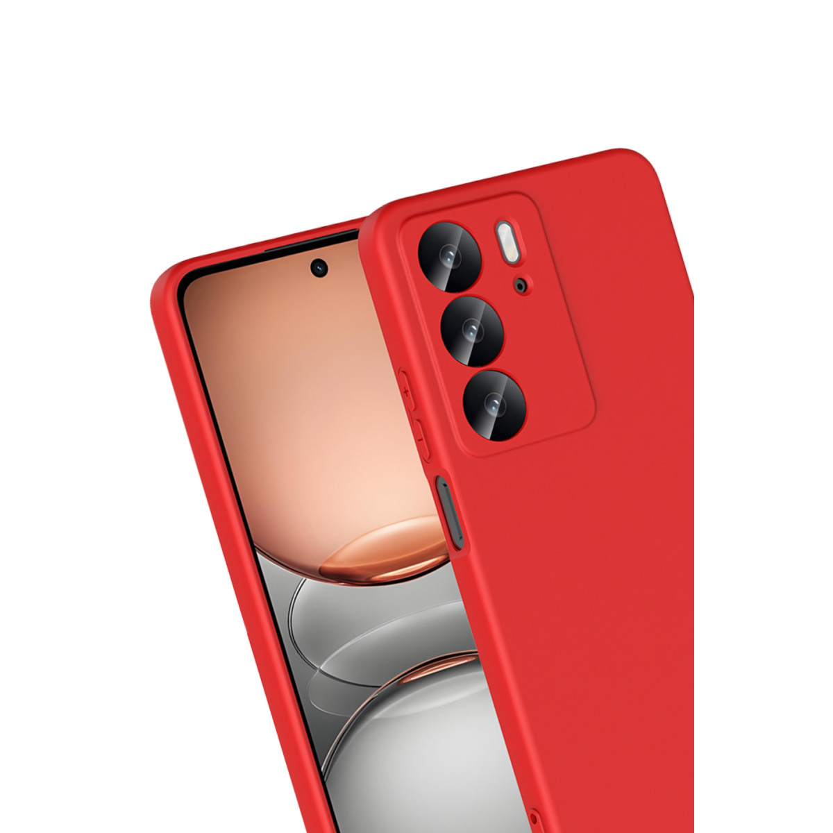 Newface Realme C75 4G First Silikon - Kırmızı — görsel 9