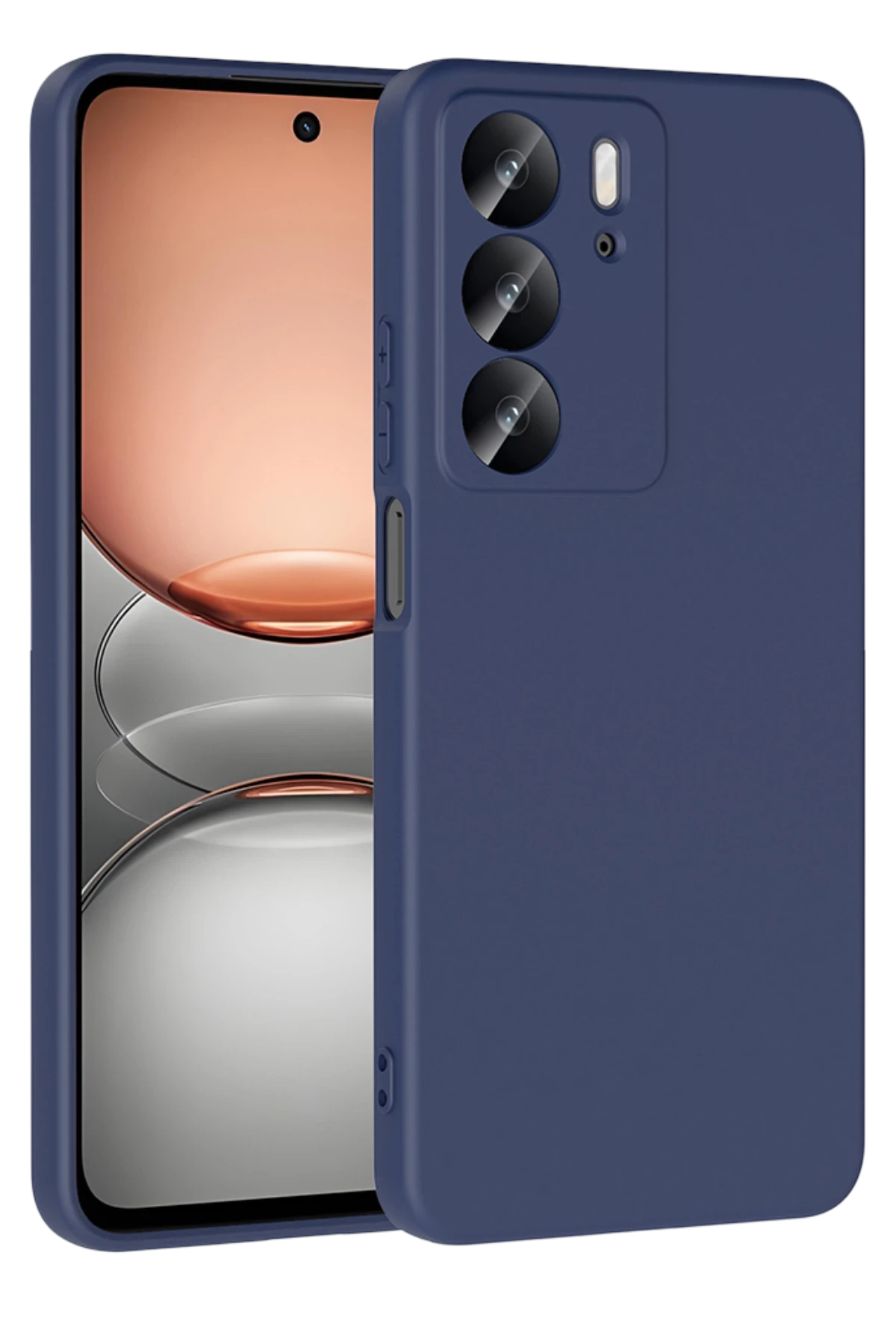 Newface Realme C75 4G First Silikon - Lacivert