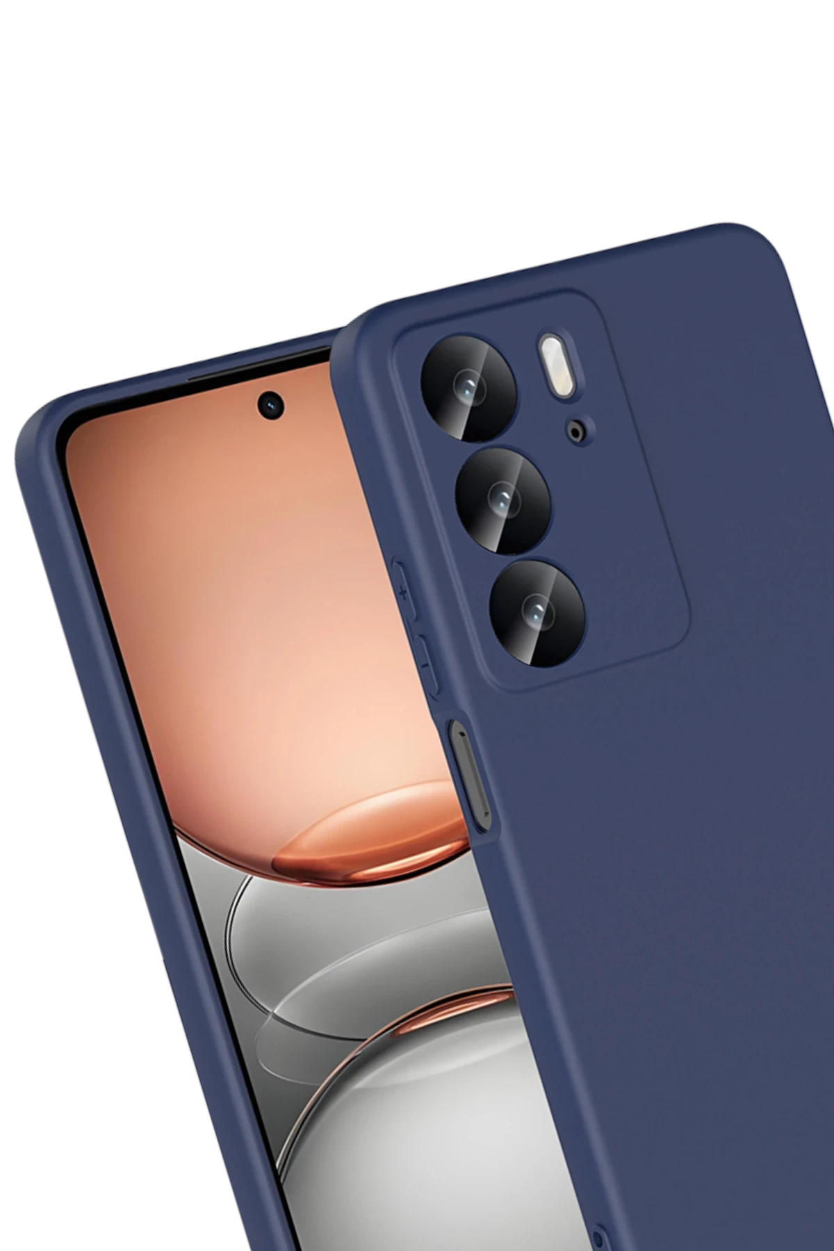 Newface Realme C75 4G First Silikon - Lacivert