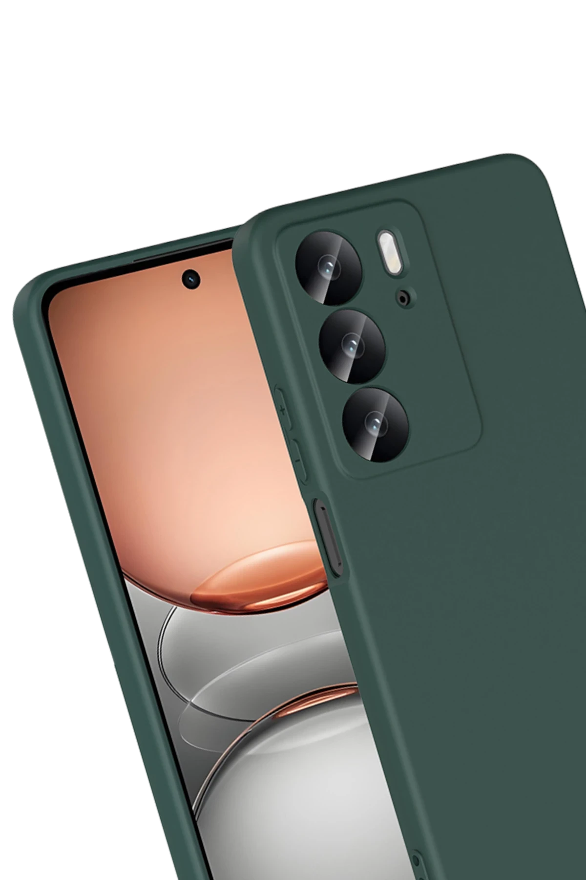 Newface Realme C75 4G First Silikon - Koyu Yeşil