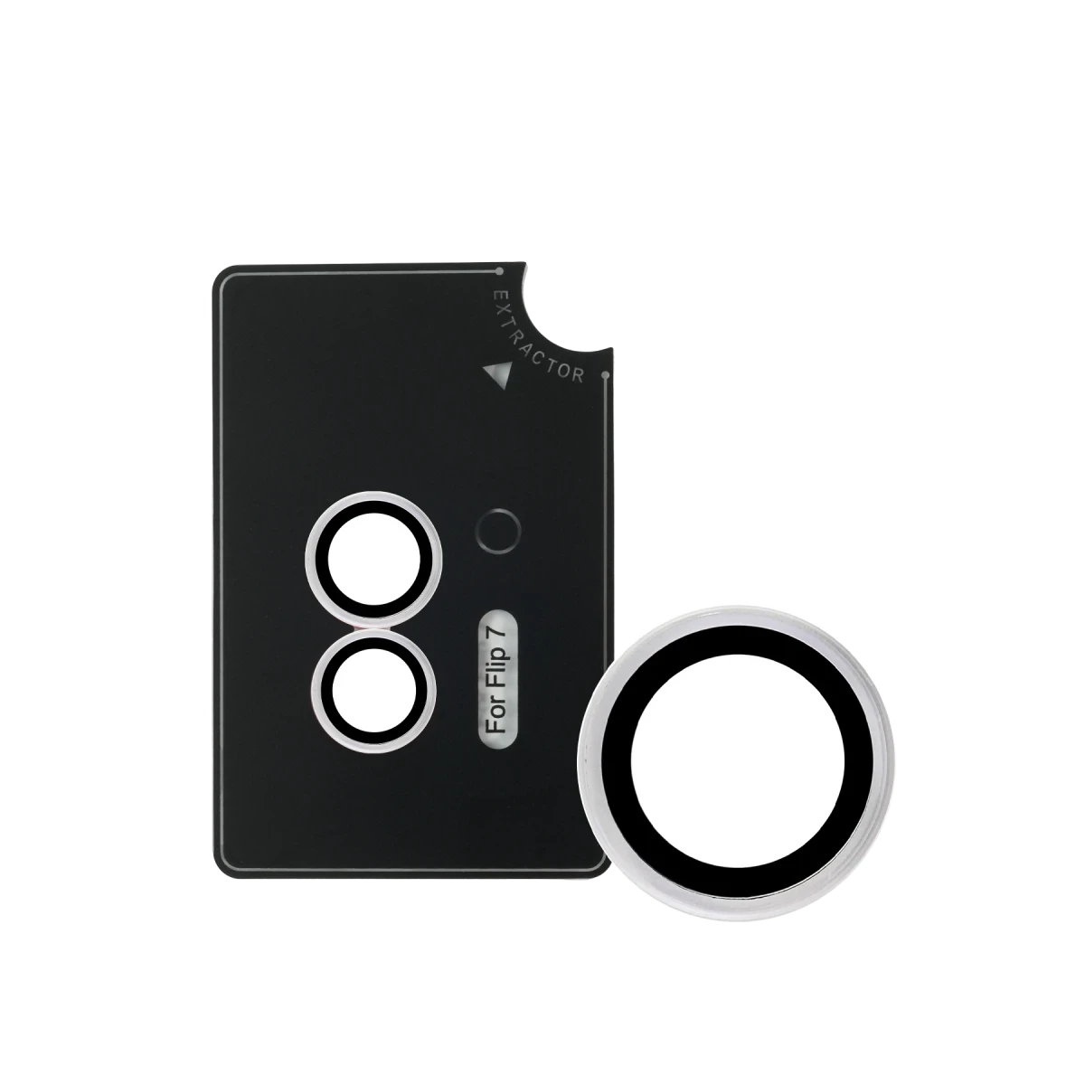 URR Samsung Galaxy Z Flip 7 AR Kamera Lens Koruyucu - Şeffaf