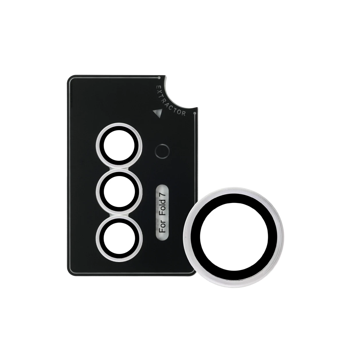 URR Samsung Galaxy Z Fold 7 AR Kamera Lens Koruyucu - Şeffaf