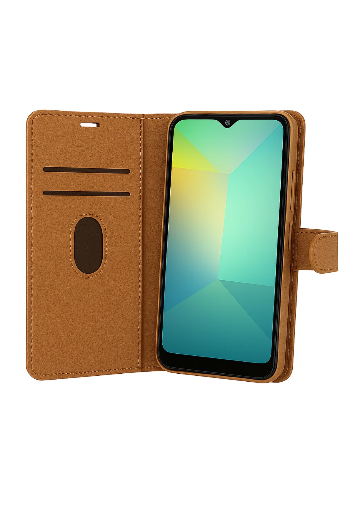 Newface Samsung Galaxy A17 5G Trend S Plus Kapaklı Kılıf - Taba