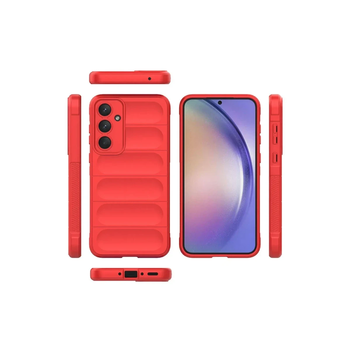 Newface Samsung Galaxy A17 5G Optimum Silikon - Kırmızı — görsel 7