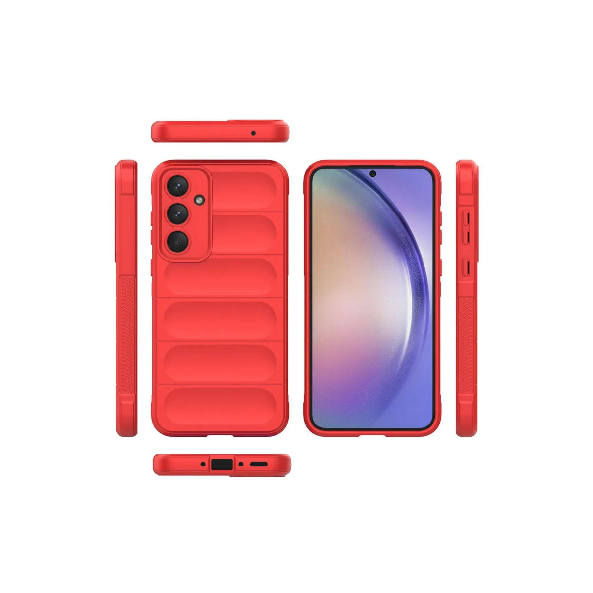 Newface Samsung Galaxy A17 5G Optimum Silikon - Kırmızı — görsel 11