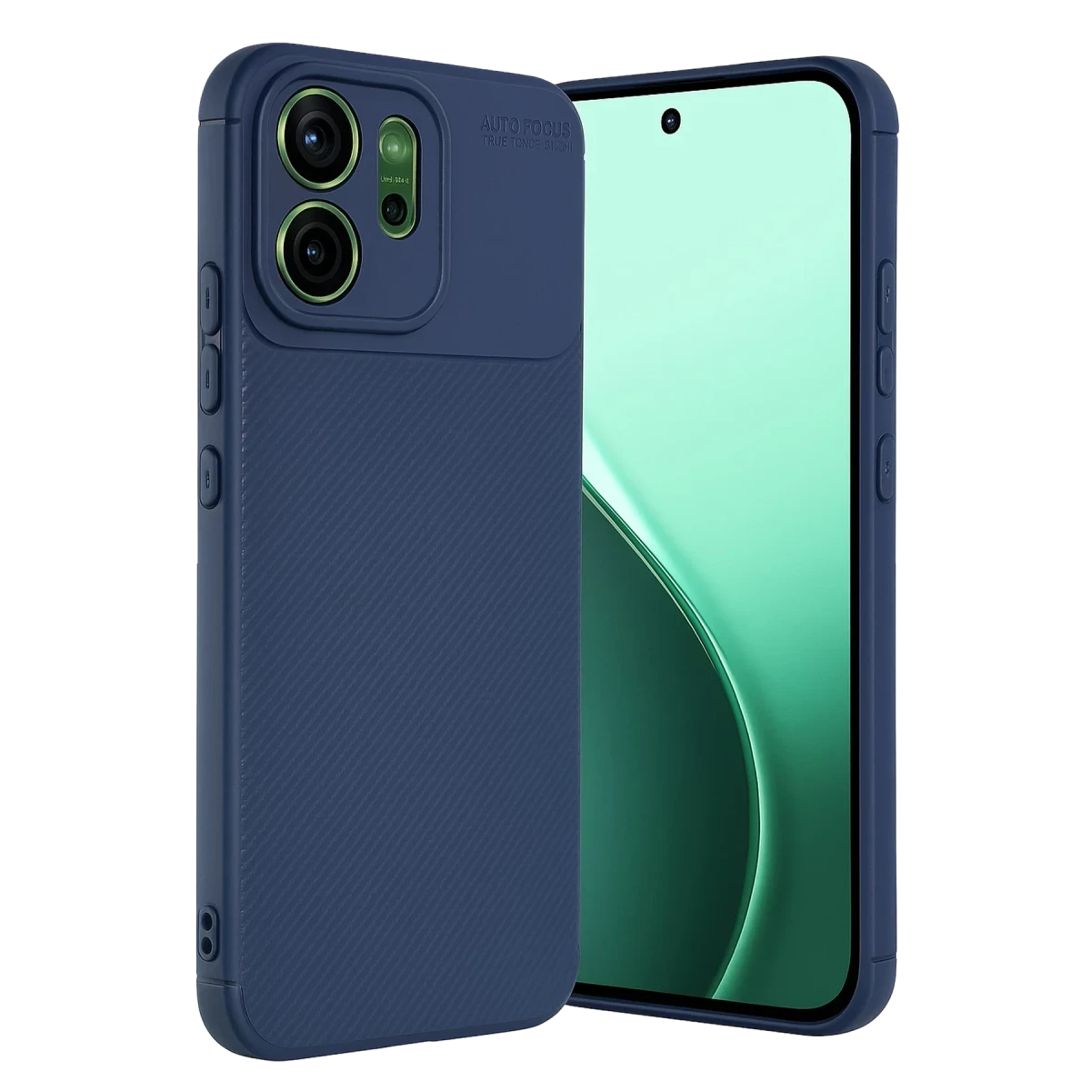 Newface Oppo Reno 14 Auto Focus Karbon Kapak - Lacivert