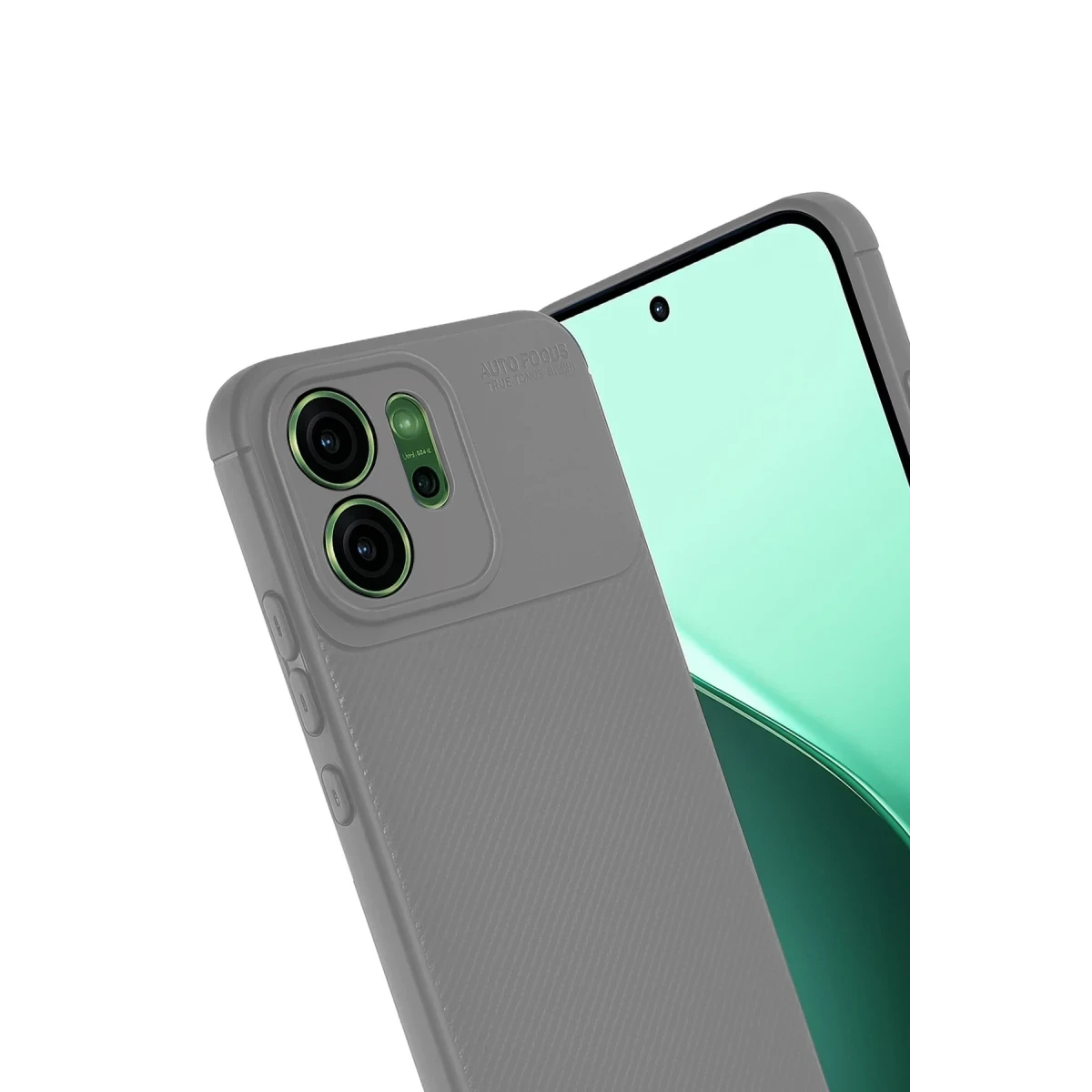 Newface Oppo Reno 14 Auto Focus Karbon Kapak - Gri — görsel 5