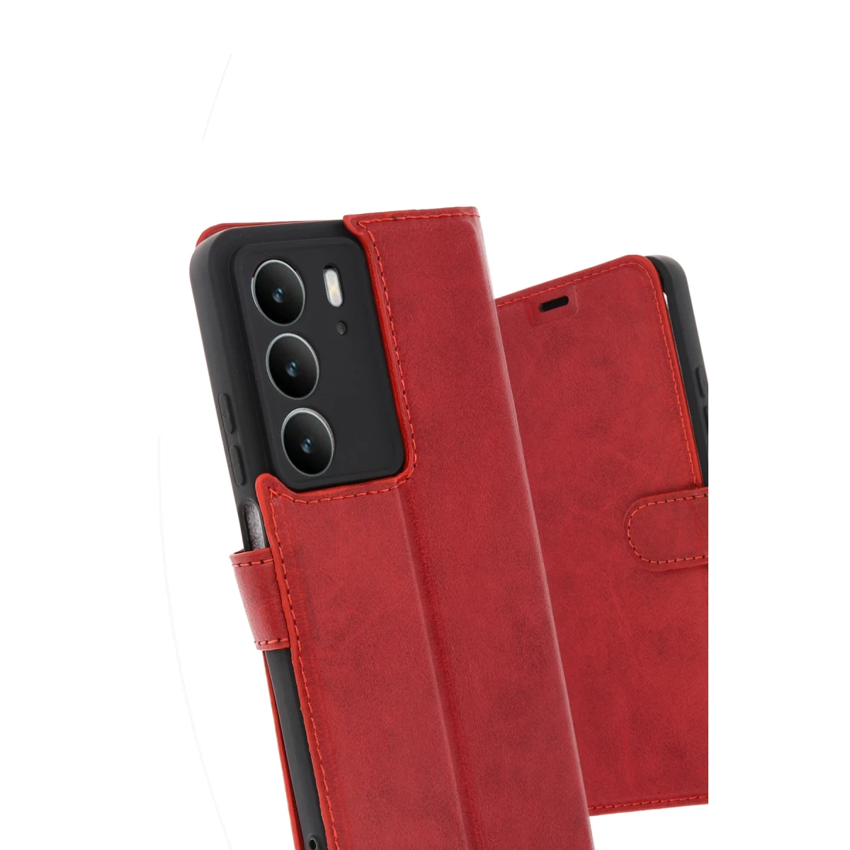 Newface Realme C75 4G Trend S Plus Kapaklı Kılıf - Kırmızı — görsel 5