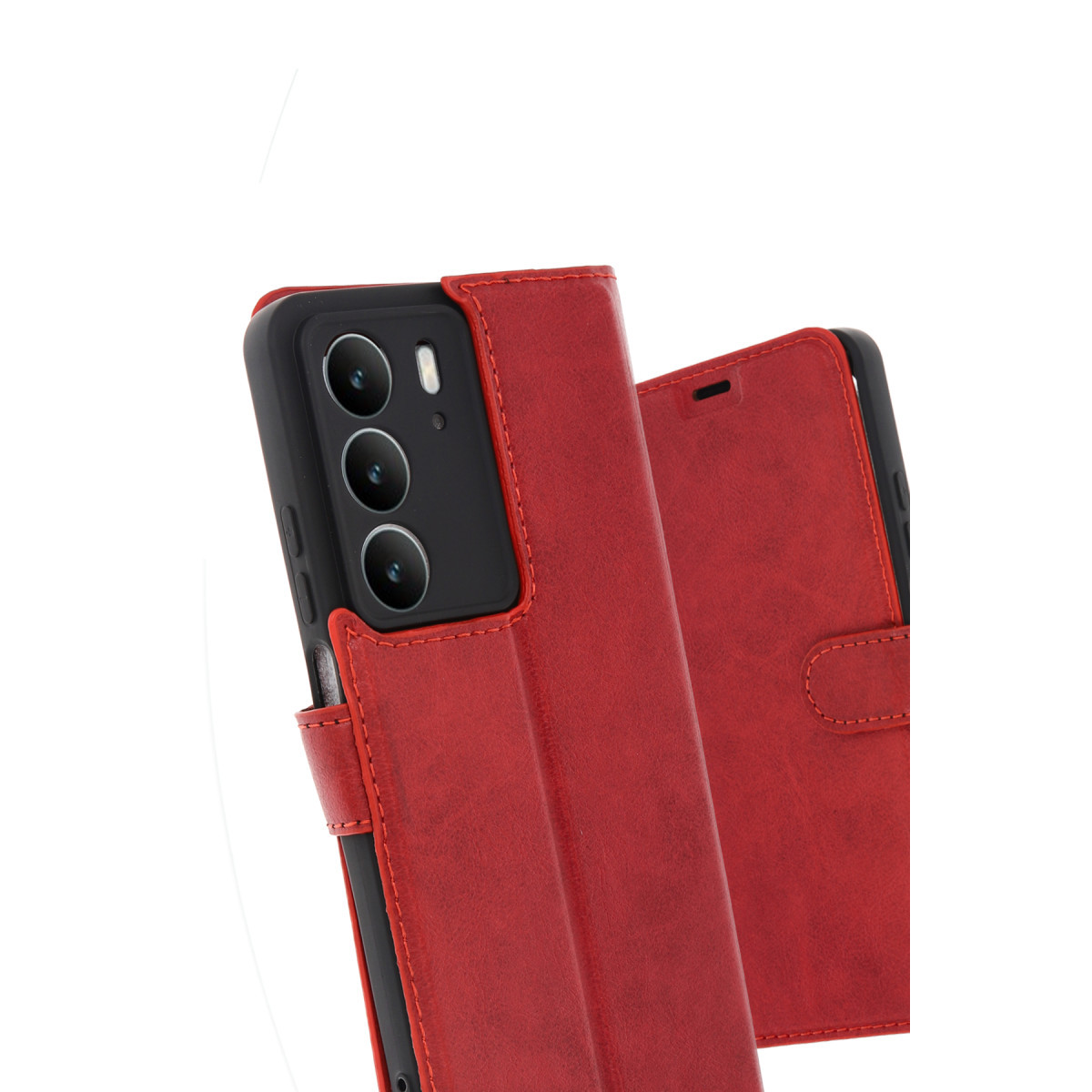 Newface Realme C75 4G Trend S Plus Kapaklı Kılıf - Kırmızı — görsel 8