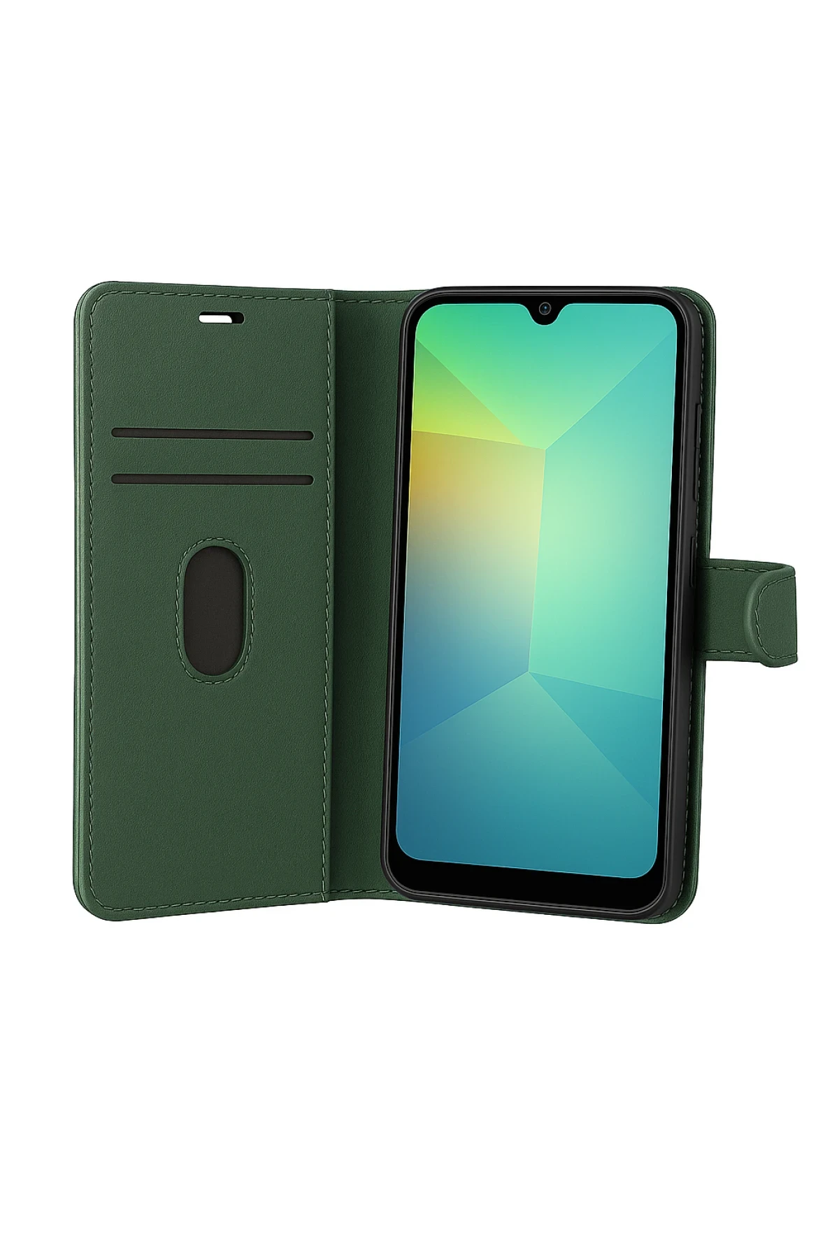 Newface Realme C75 4G Trend S Plus Kapaklı Kılıf - Koyu Yeşil