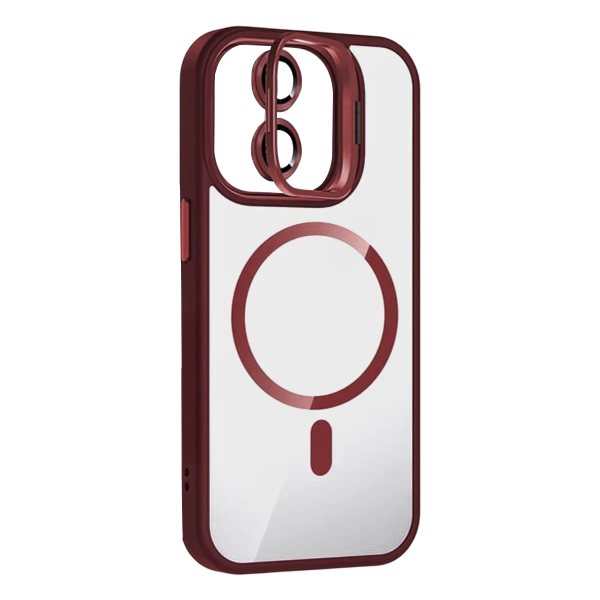 Joko Apple iPhone 11 Remim Lensli Magsafe Standlı Kapak - Bordo — görsel 4